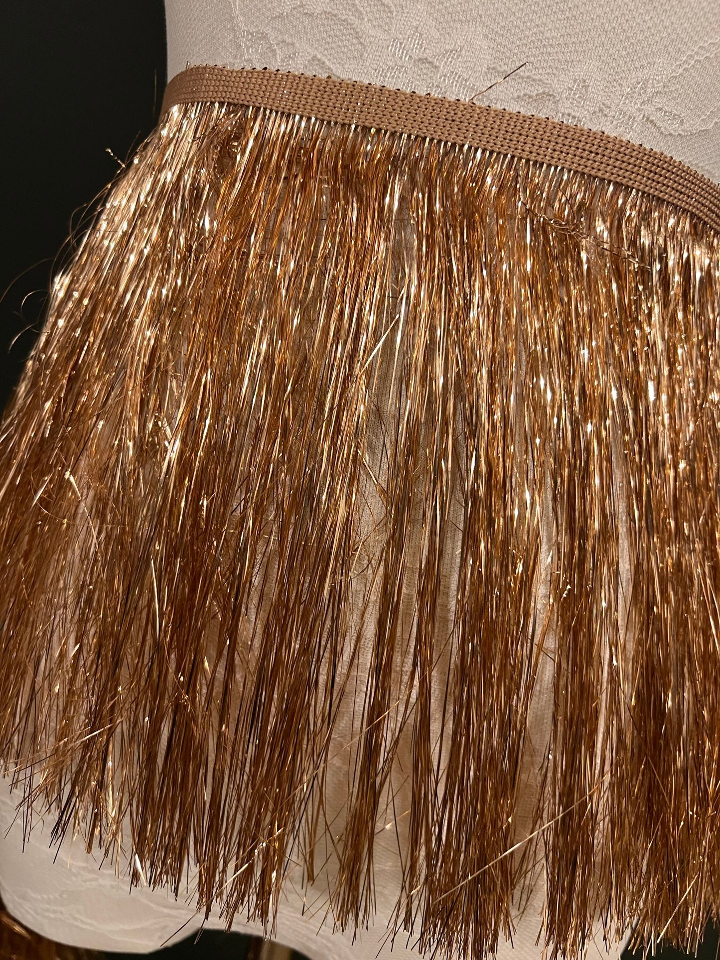 8” Wide Fringe, 17 Colours, Tinsel Fringe, Tassel Fringe, Dance Costume Trimming, Clothing, Crafting, High Dense Quality, Multi-Colour