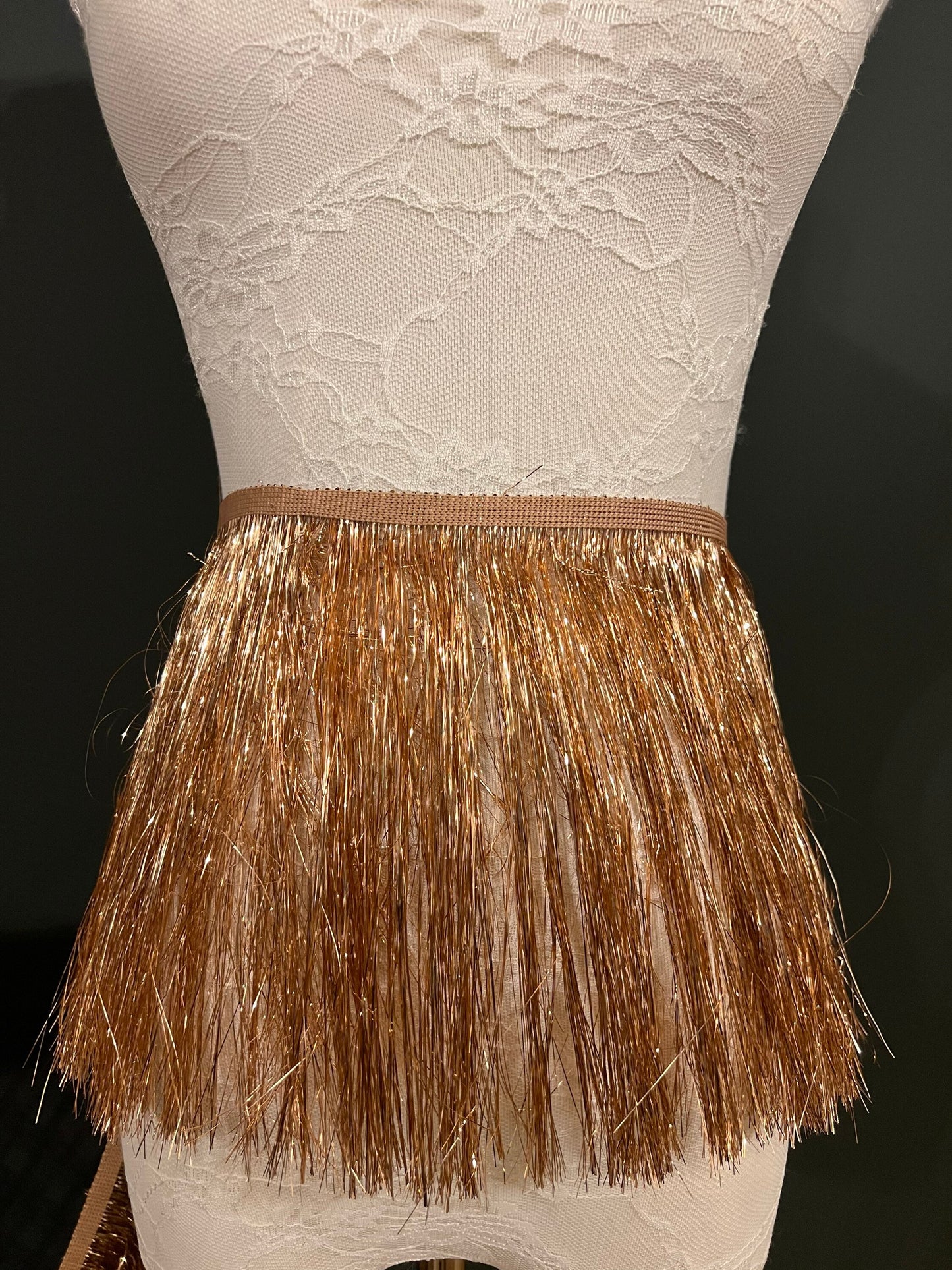 8” Wide Fringe, 17 Colours, Tinsel Fringe, Tassel Fringe, Dance Costume Trimming, Clothing, Crafting, High Dense Quality, Multi-Colour