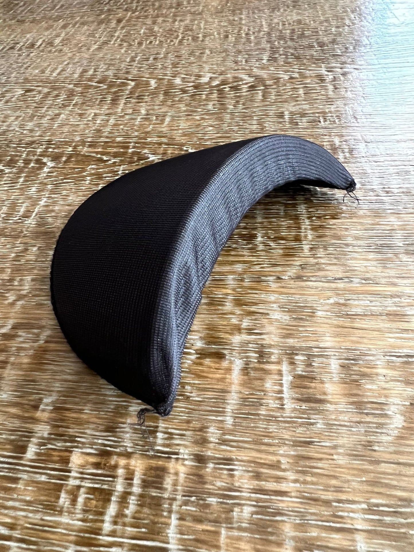 Deep Covered Foam Shoulder Pads, 2cm, 3cm Thickness, Black, Ivory, Blazer, Coat, Dress shoulder pads, 2cm & 3cm Depth, High Quality, UK Made
