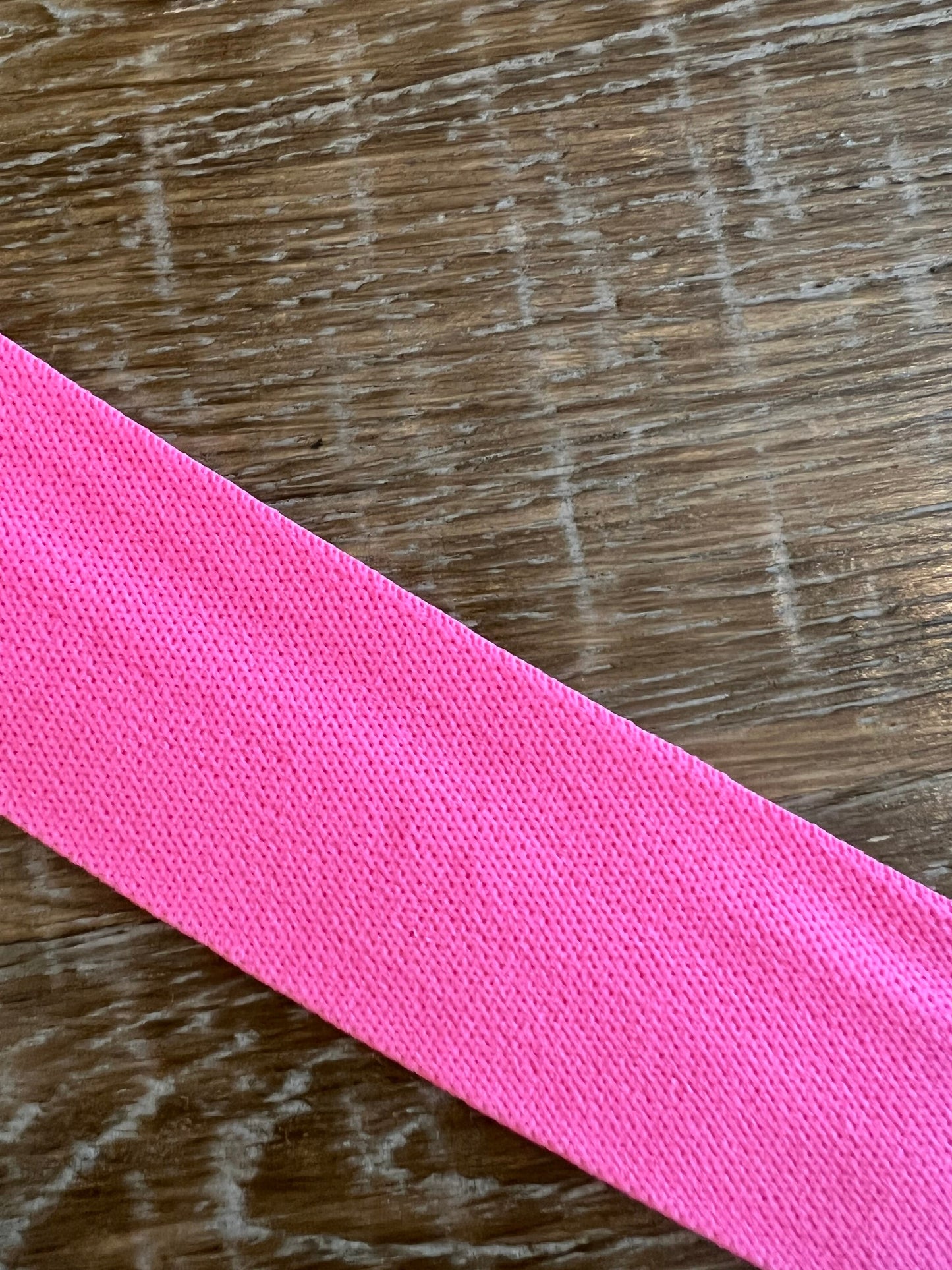 Neon Woven Elastic, 2.5cm or 4cm, Pink / Yellow / Green / Orange