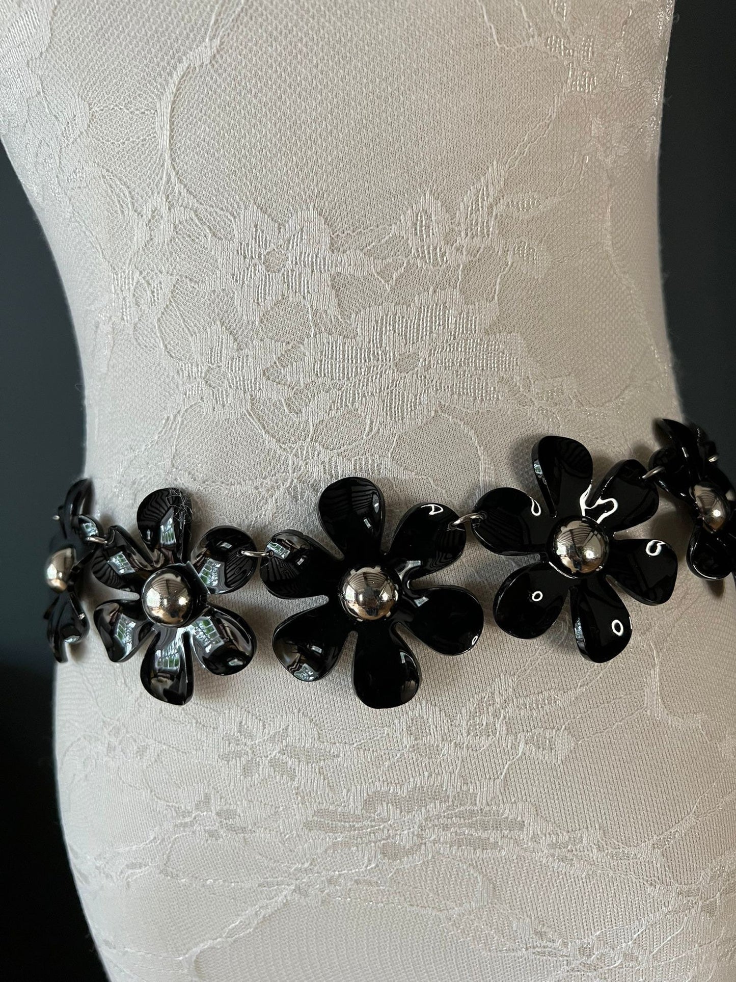 Belt, X-Long, Daisy Chain Belt, Animal print, Chain Belt, Fashion Accessory, FAN Fashion Exclusive