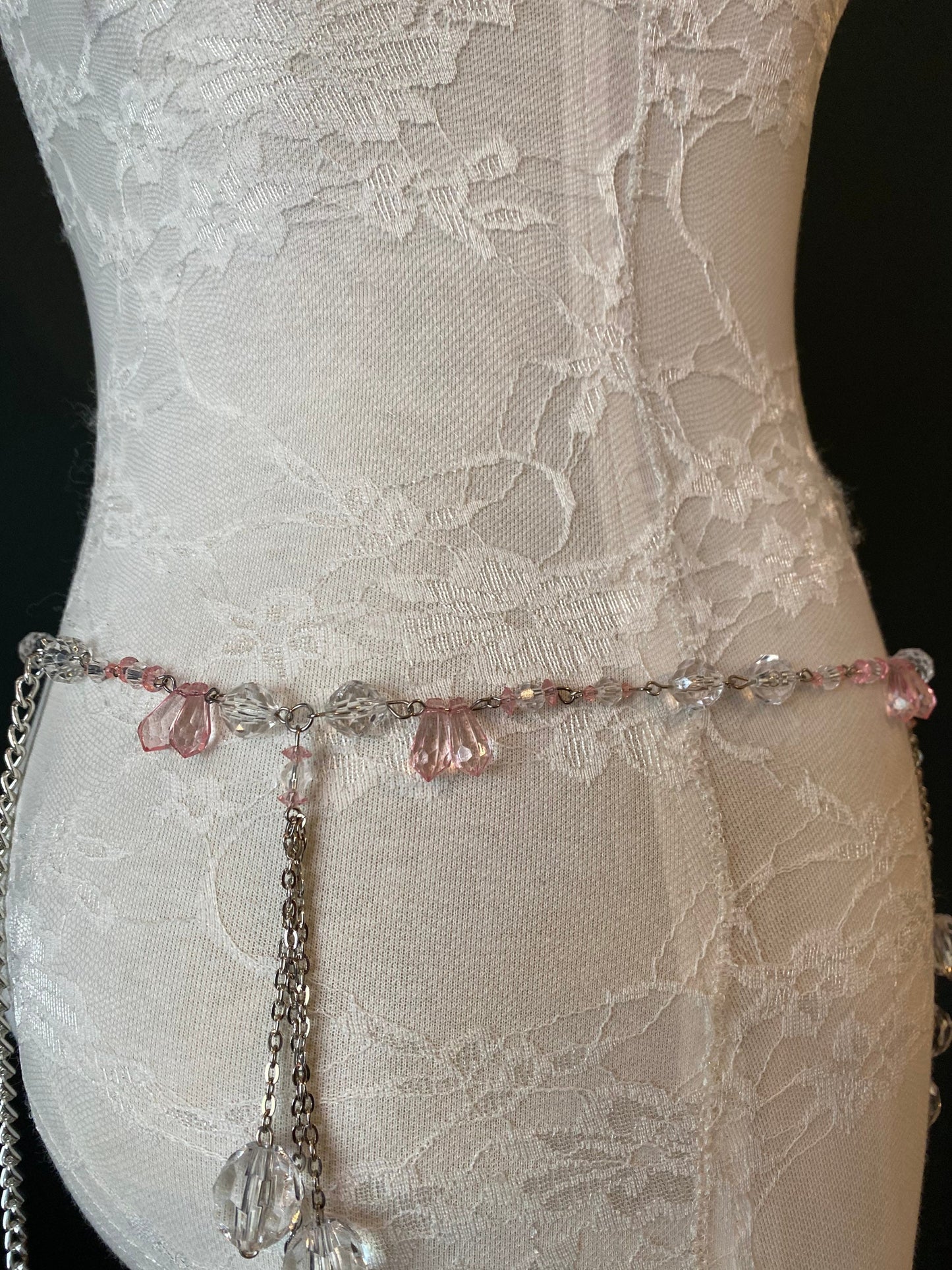 X-long Belt, Beaded Fringe Belt, Chain Belt, Fashion Belt, Accessory, FAN Fashion, FAN Design