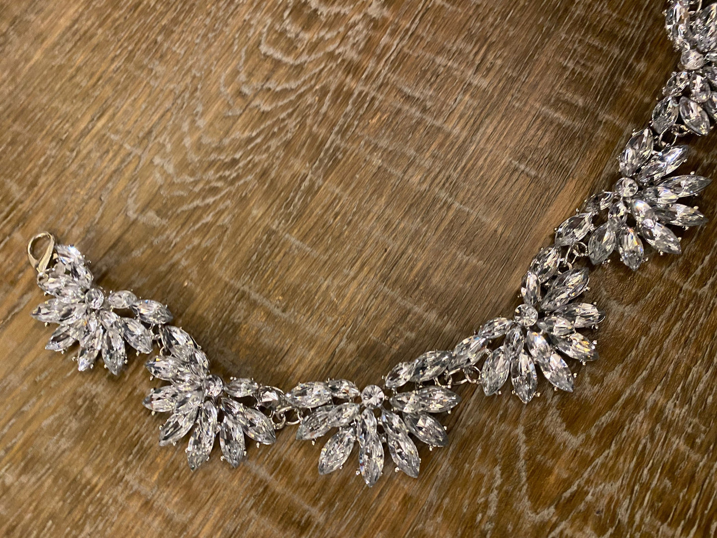 X-long Belt, Jewel Belt, Rhinestone Belt, Silver, UK Size 2-34