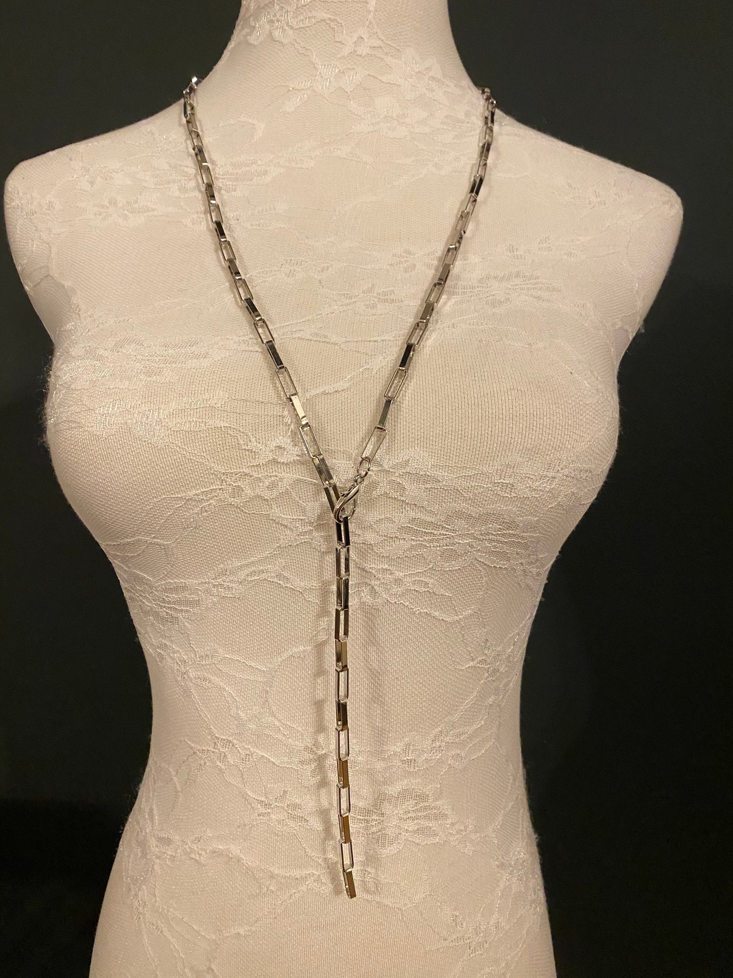 X-long Belt, Necklace, 2 in 1 belt and necklace, Fashion Belt, Gold, Silver, UK Sizes 2-36, Metal Chain link belt