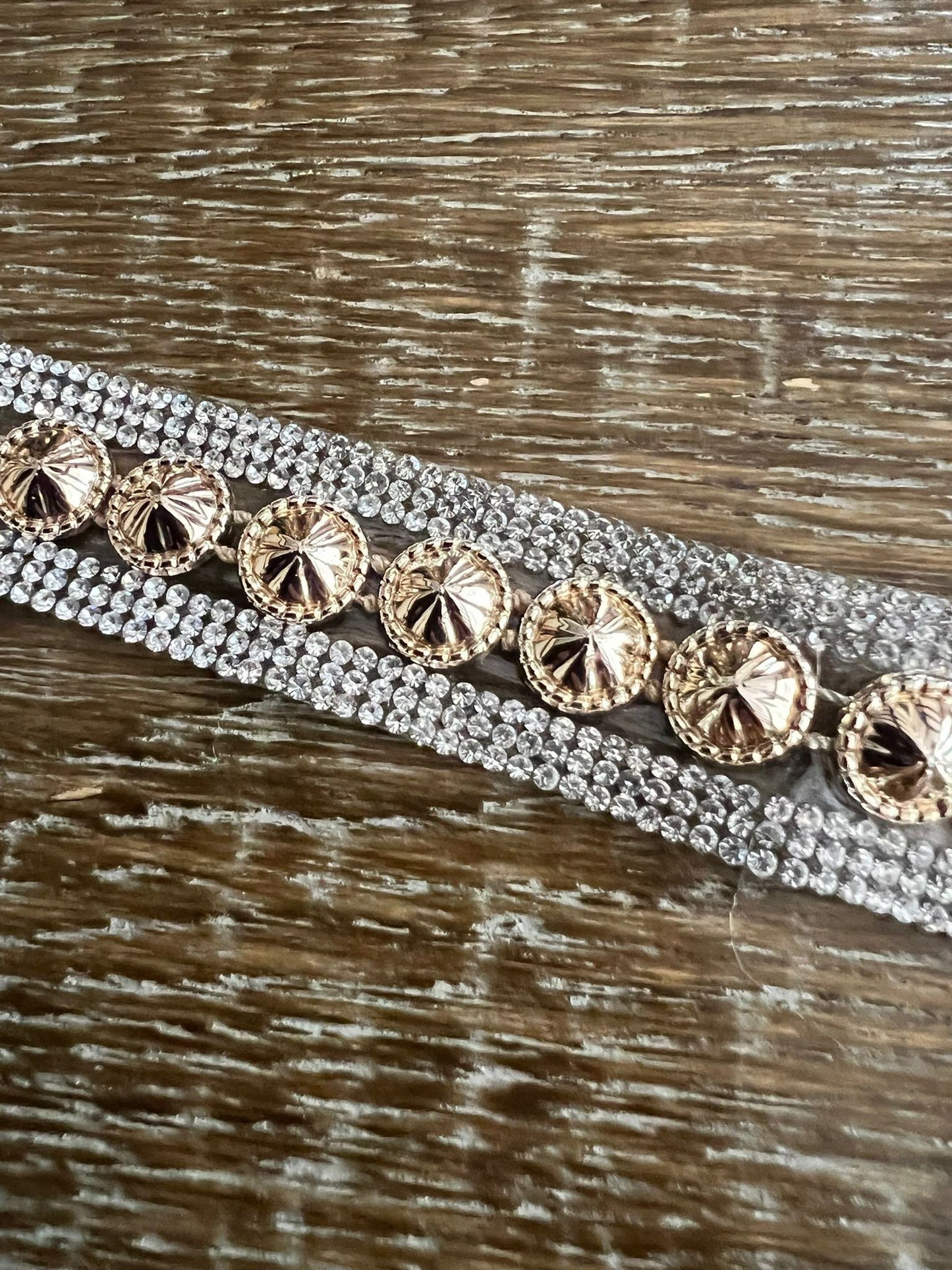 Diamanté Rhinestone Jewel Tape with Glue, Hot Fix Rhinestones with Glue, Easy Iron on Rhinestones, 22mm, 15mm