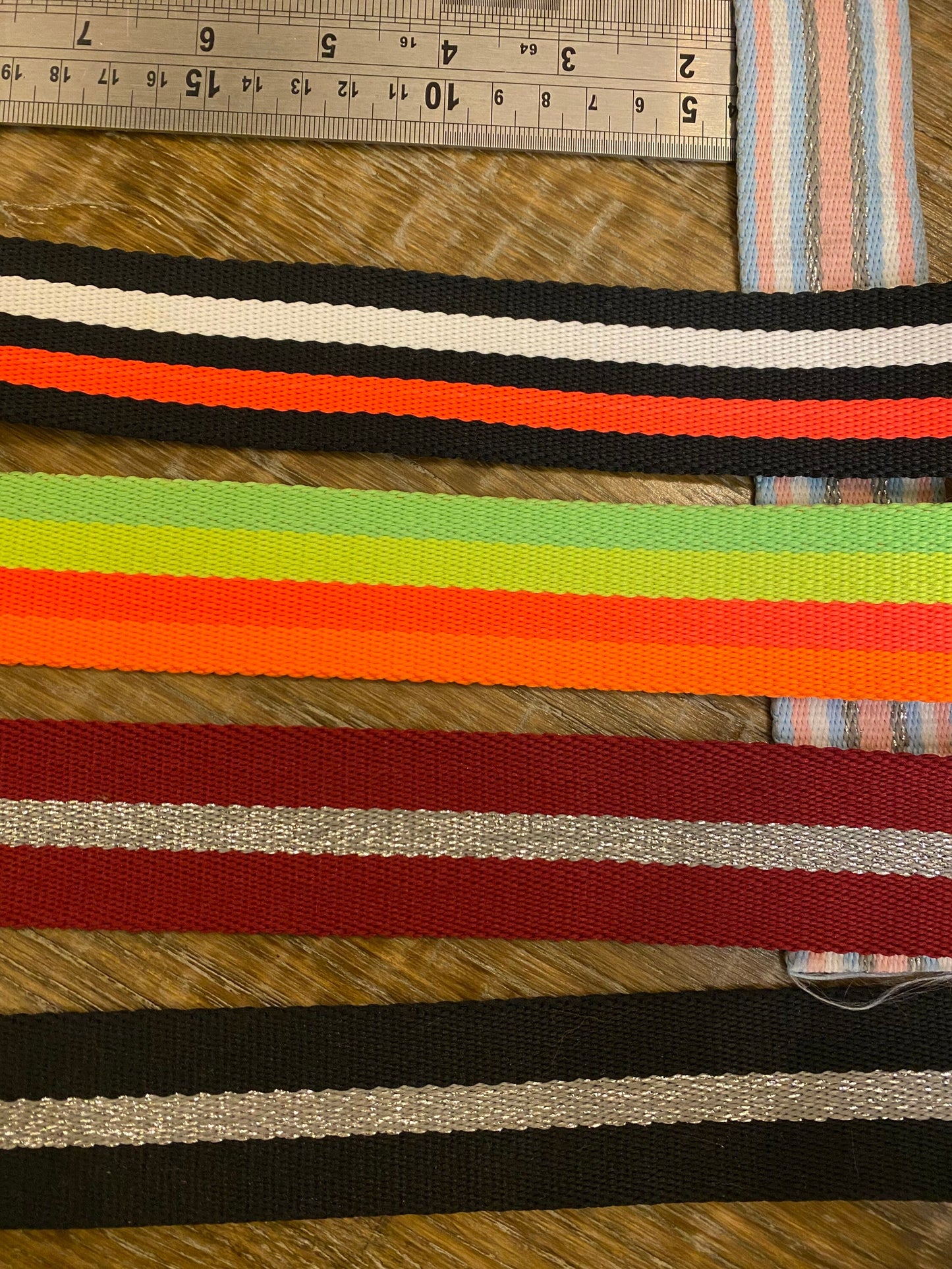 Woven Tape, Rigid Tape, Multi Colour, 5 Colours