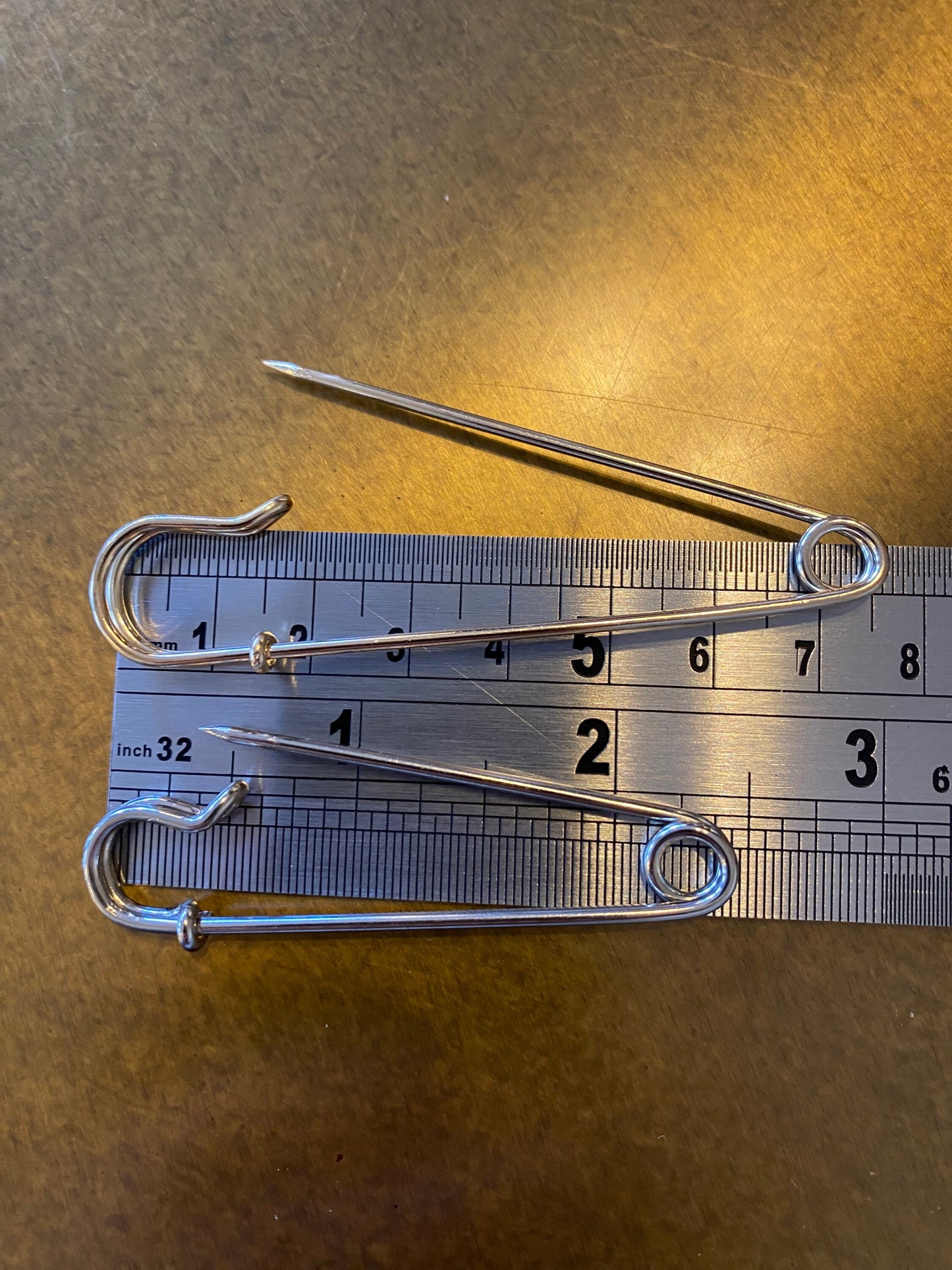 Kilt pins, 3”, 2.5”, Gold, Silver, Kilts, Clothing, Cardigans