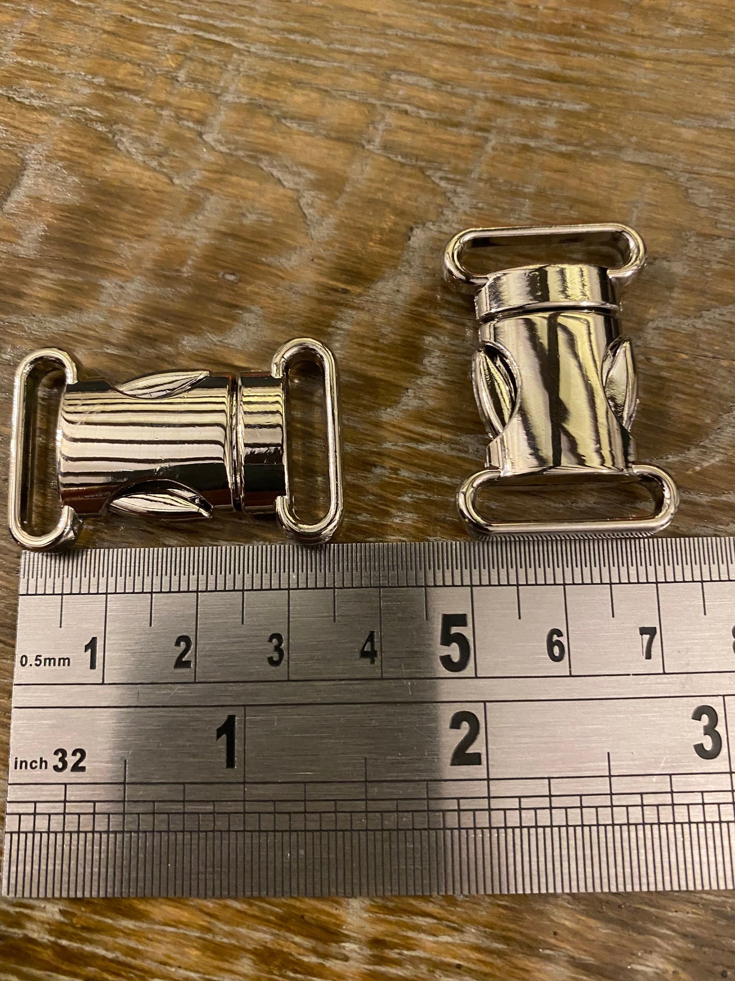 Buckle, Spring Loaded Clasp, Handbag Buckle, Rucksack, Bags, Belts, 3.5cmx2cm, Silver Buckle