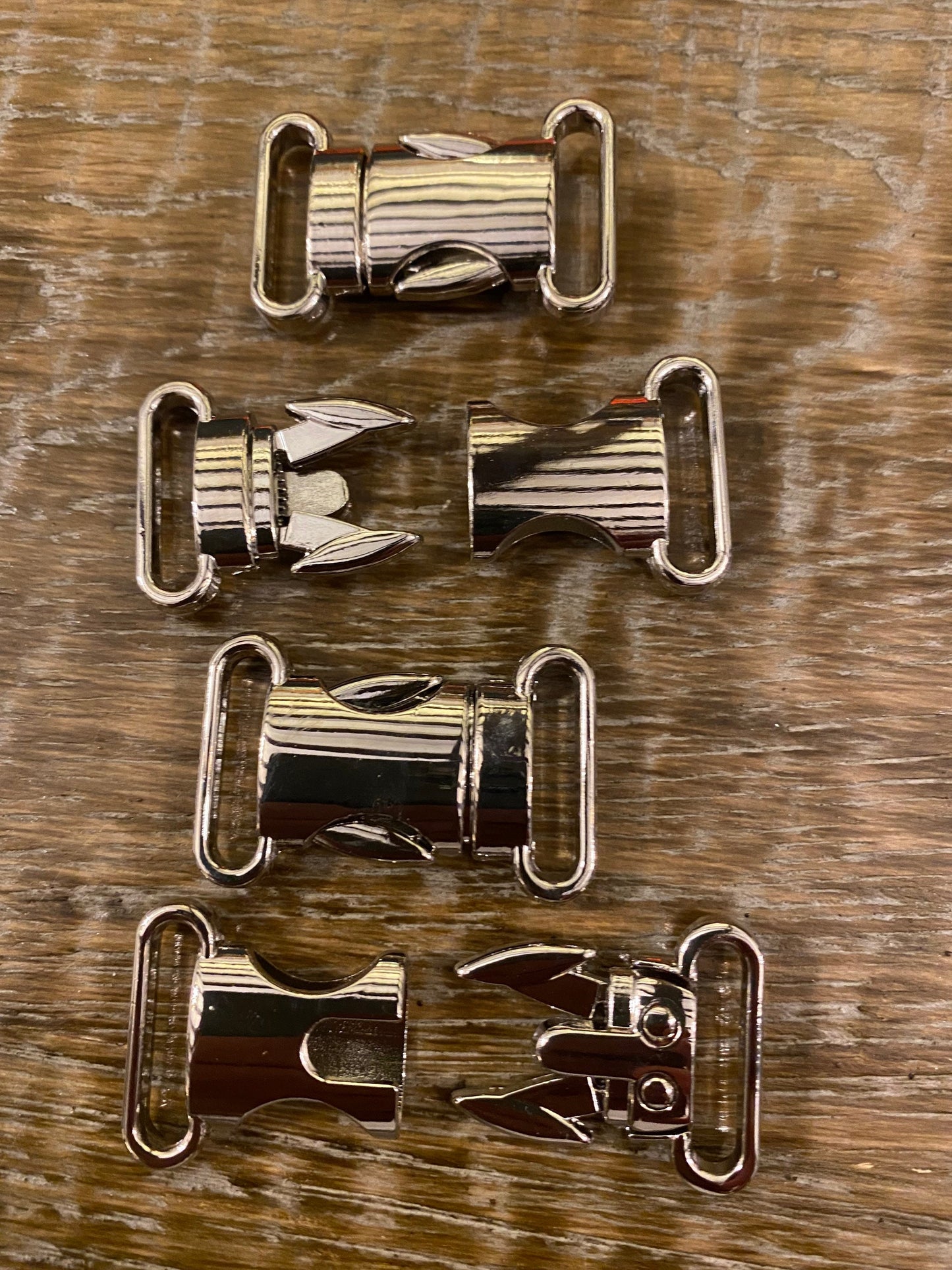 Silver Spring Loaded Buckle Clasp, Handbag & Belt Hardware (3.5cmx2cm)