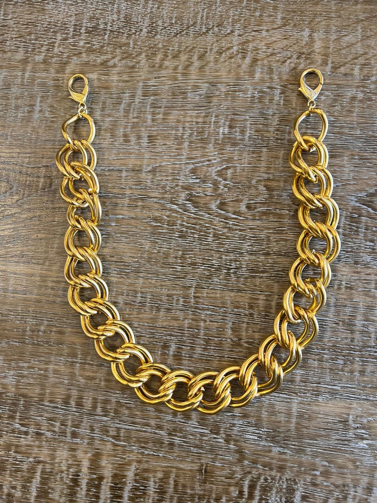 Double Linked Heavy Weight Chain - Silver & Gold
