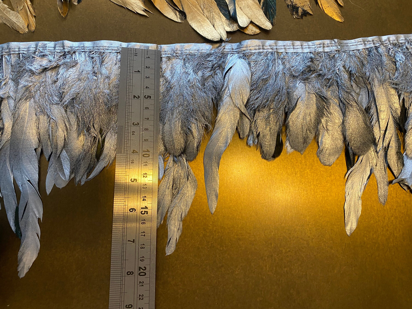Feather Trimming, Gold, Silver Feathers, Costumes, Dresses, Crafts, Home Decor, Apparel