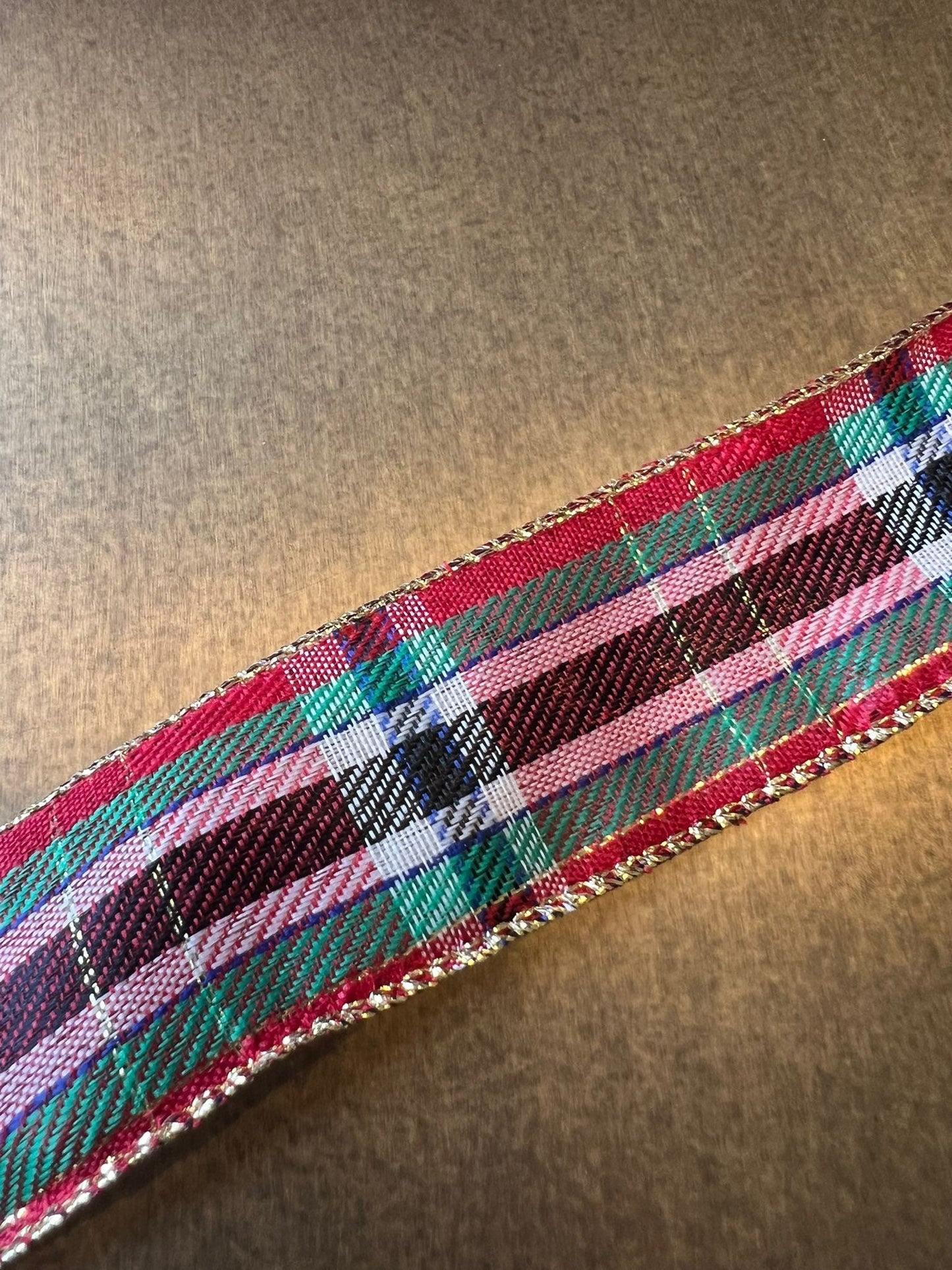 Ribbon, Luxury Ribbon, Christmas, Extra Wide wired ribbon, wire edged craft decoration, Gift packaging ribbons 1.5” Wide, 38mm