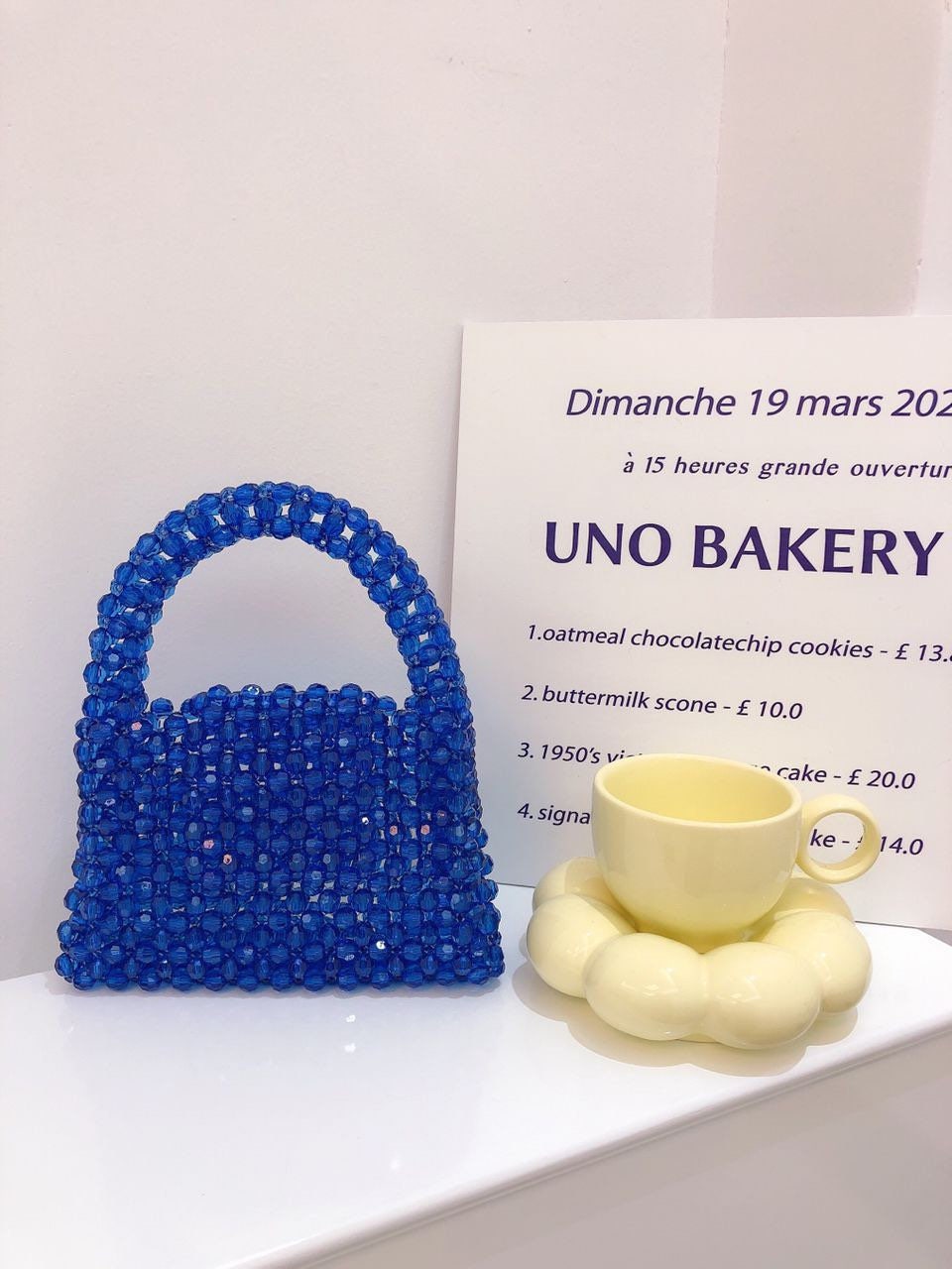 Handbag, Crystal Faceted Bead Handbag, 10 Colours, FAN Apparel