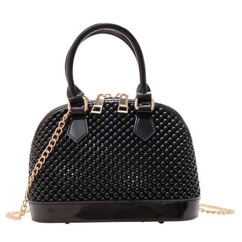 Handbag, Beaded Handbag, Handmade, High Quality, FAN Apparel, 6 Colours, Gold Chain Strap