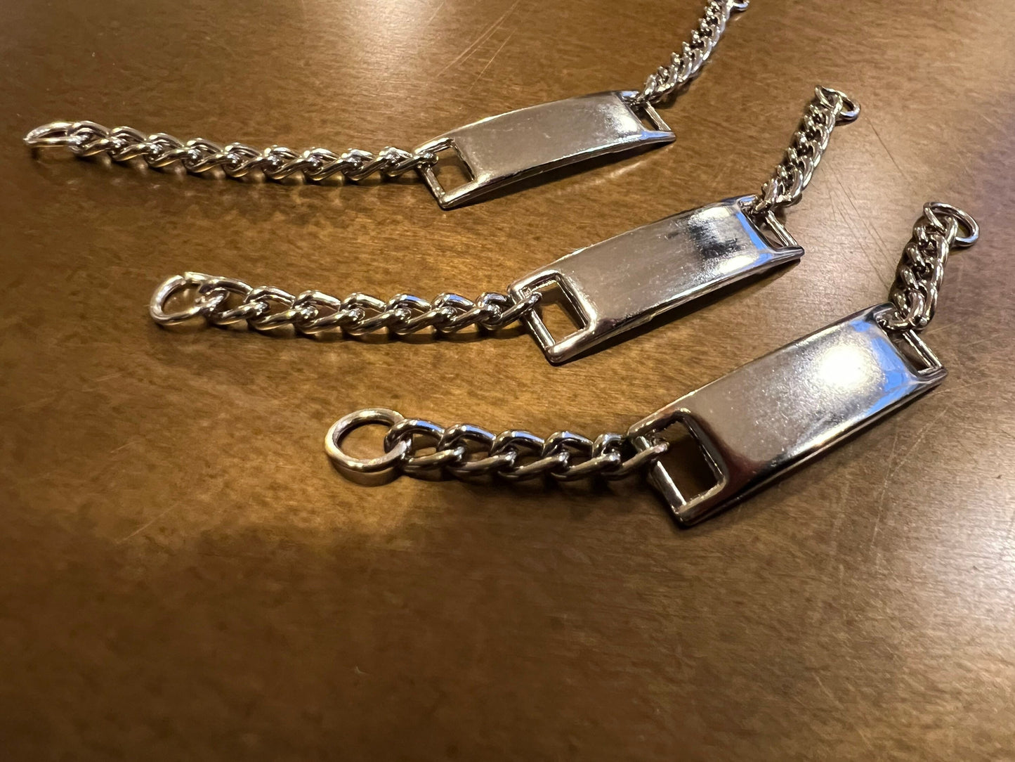 Sew On Coat Hanger, Silver, Strong Copper, Hanging chain Loops, 7cm, 8cm, 9cm Long, Extra Strong Metal Sew On, Silver
