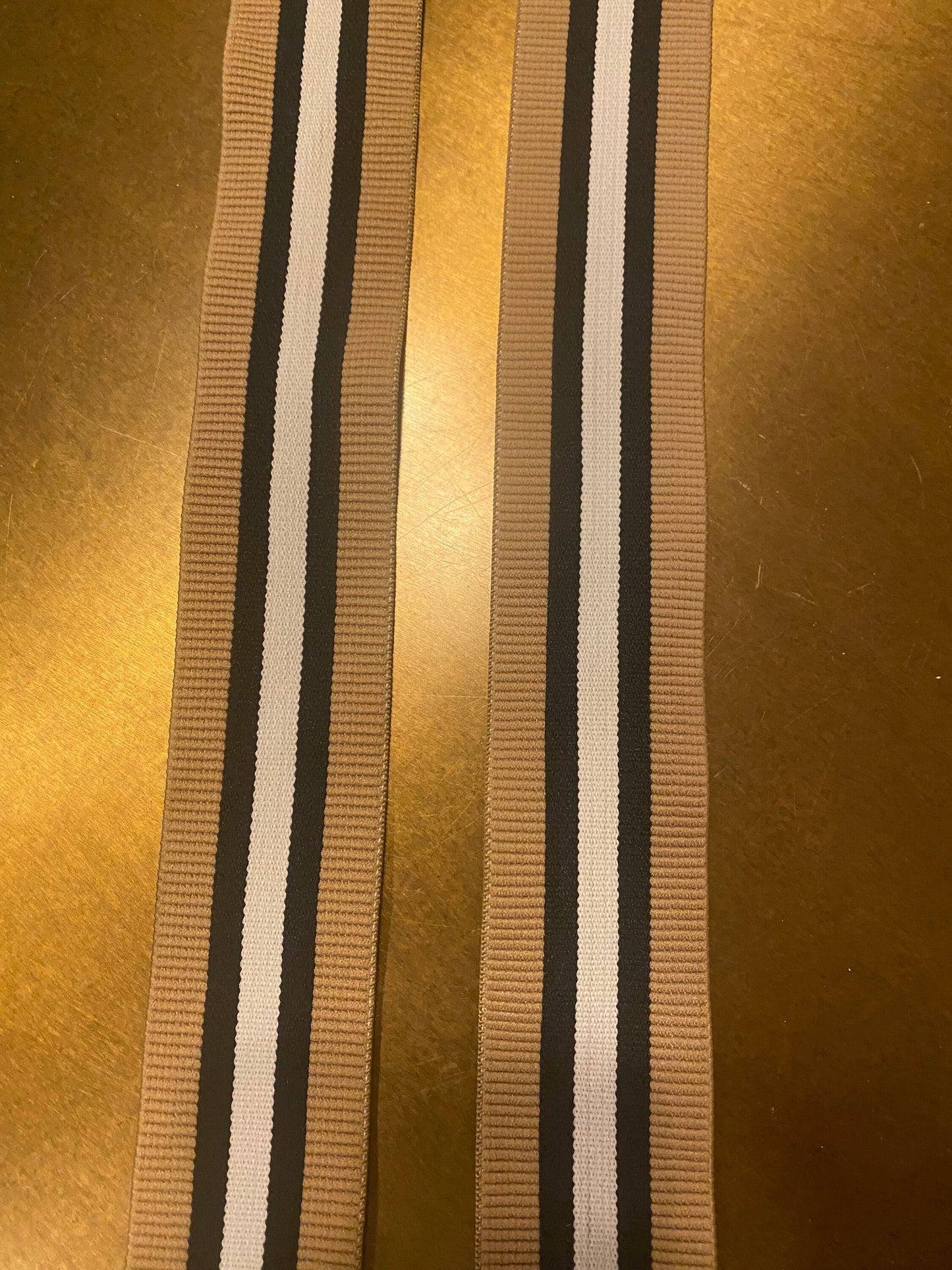 3mts Elastic Stripe, Woven Elastic Striped Elastic, 4cm Wide, Quality Trim