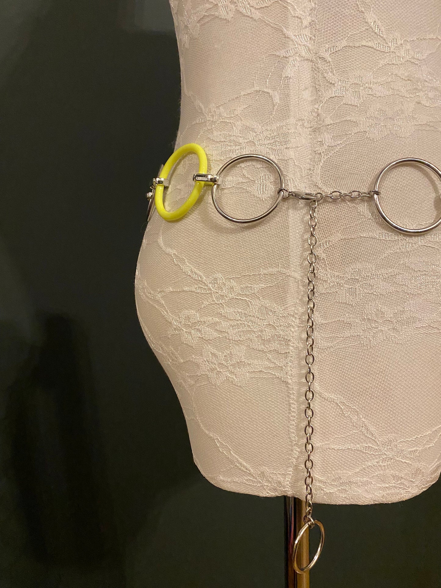 X-long Belt, Ring Belt, Fashion Belt, Silver Ring Belts, Silver or Gold, UK Sizes 4-36