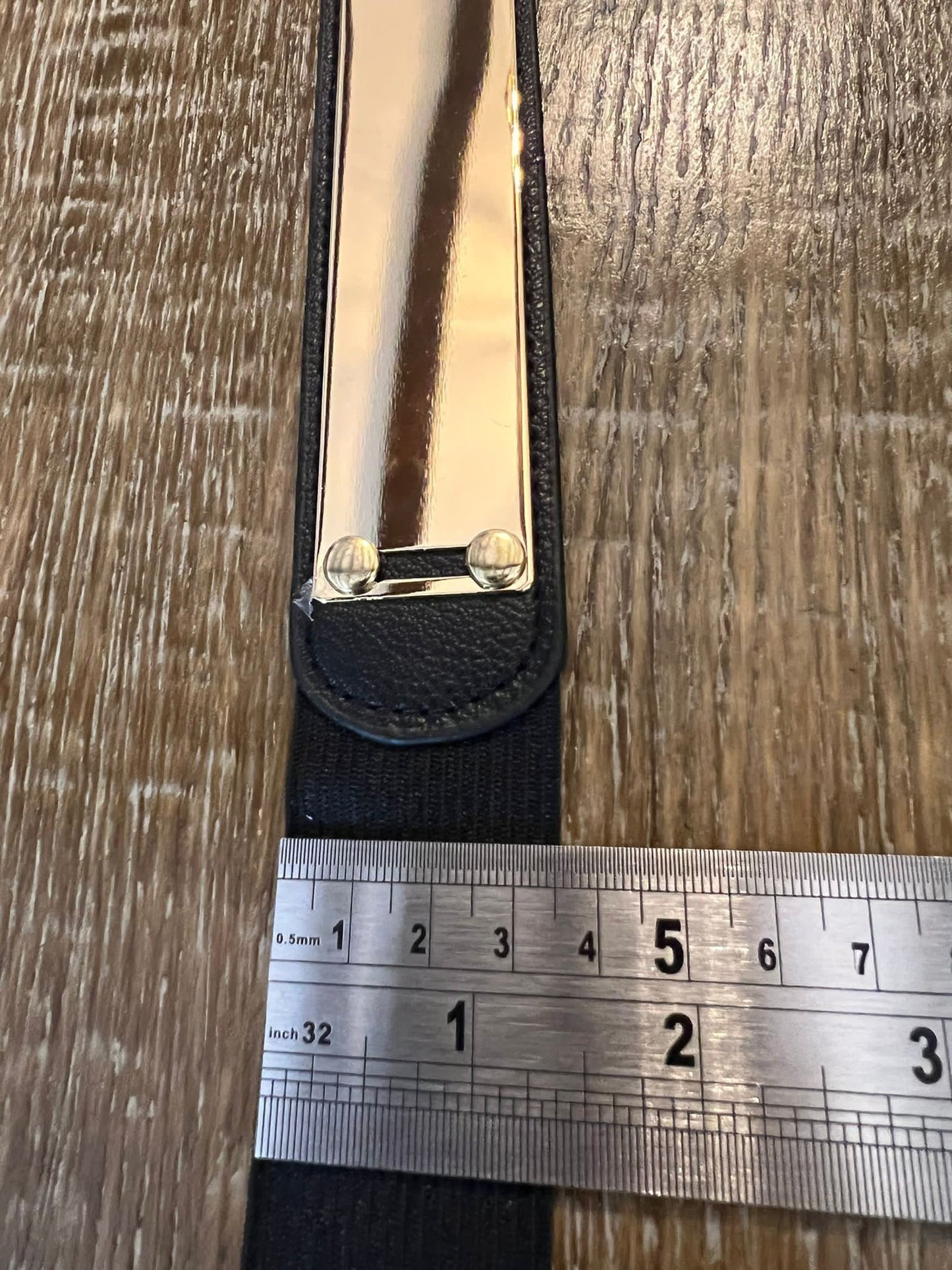 Belt, Gold Buckle Belt, Fashion Statement Belts, Elasticated Hand Made Belt with Popper Fasteners