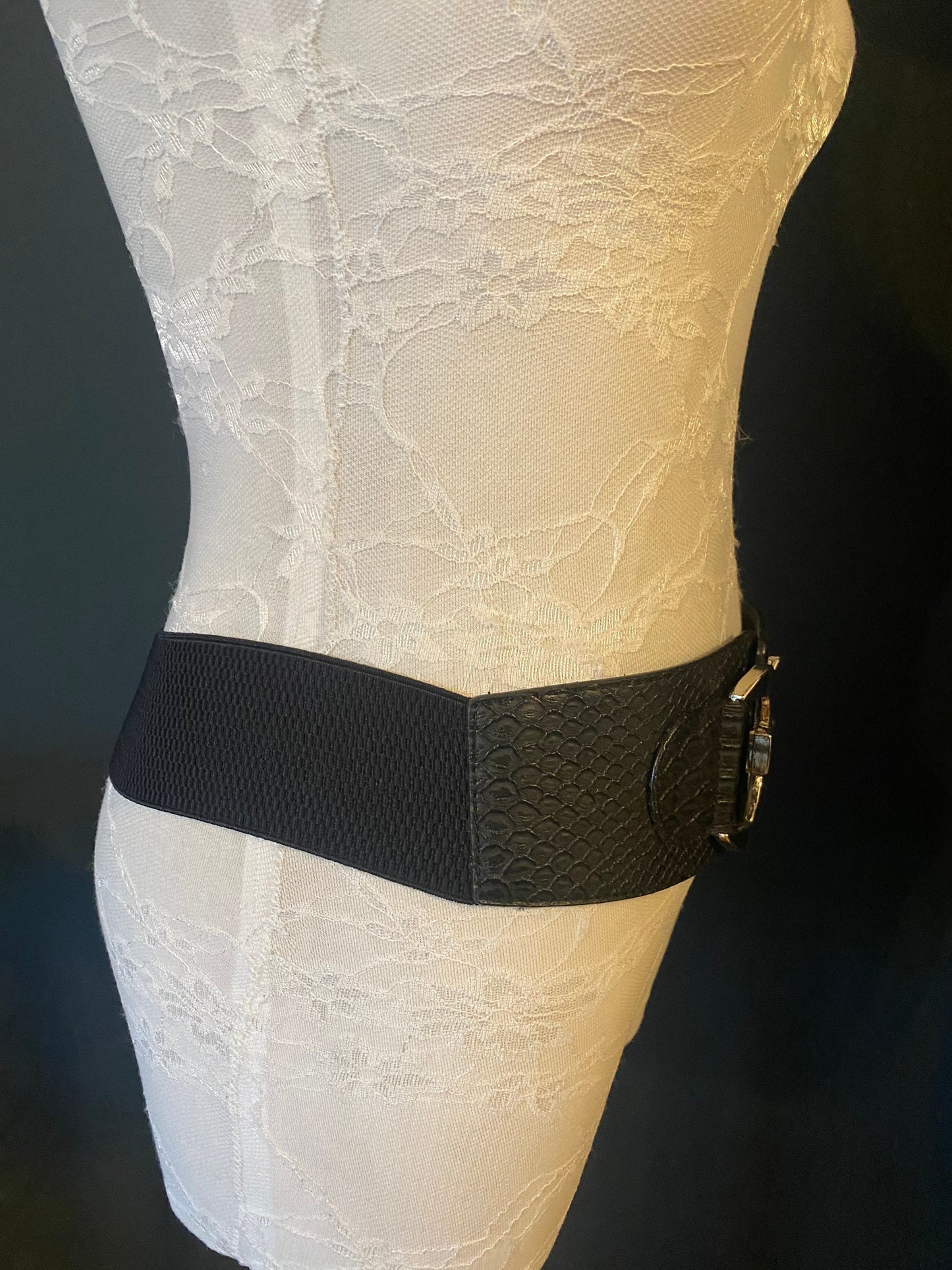 Belt, Faux Leather Belt, Elastic Belt, Fashion Belt