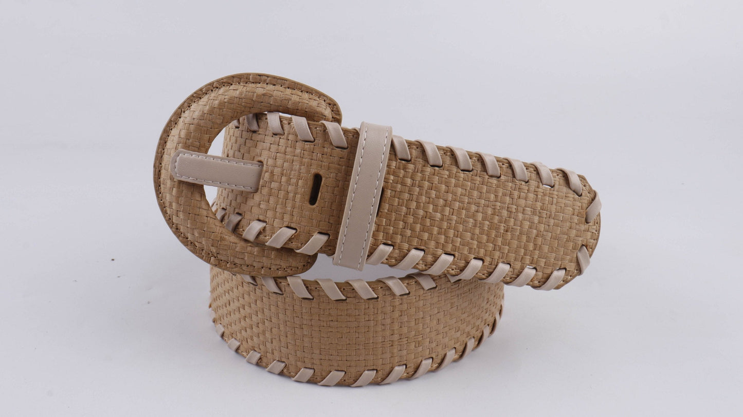 Belt, 2” Wide, Fashionable Belt, Camel Colour Belt, Handmade, Eco Friendly Belt, Ethically Made Belts, UK Size 10-16