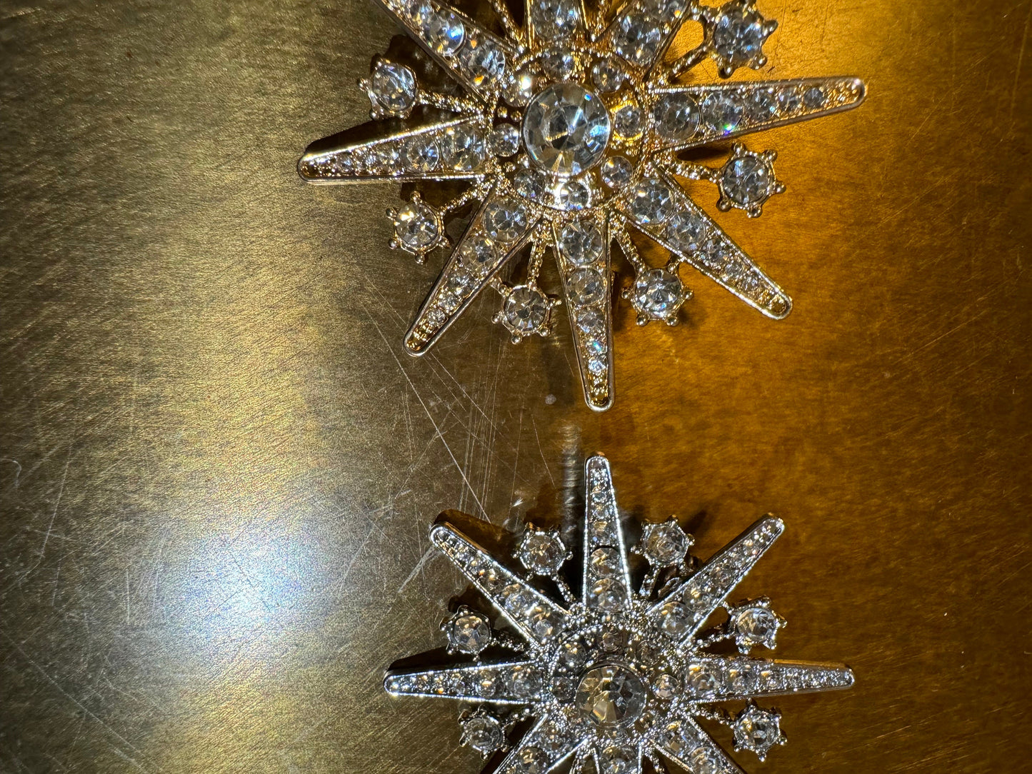 Rhinestone Brooch, Star Brooch, Diamanté Brooch, Silver, Gold, Jewel Brooch, Gift, Quality Brooch