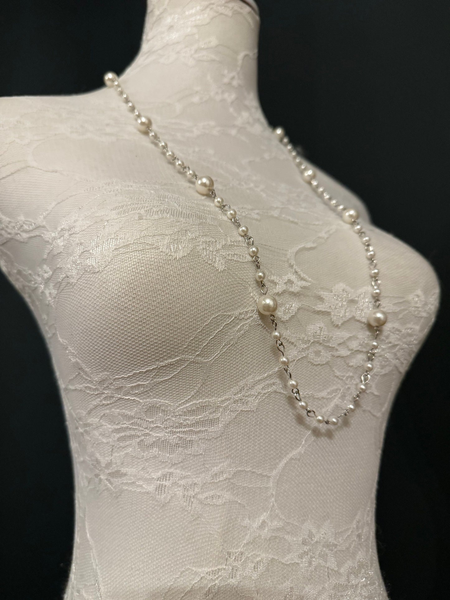 Pearl Necklace, Fashion Necklace, Bridal, Dress, Accessory