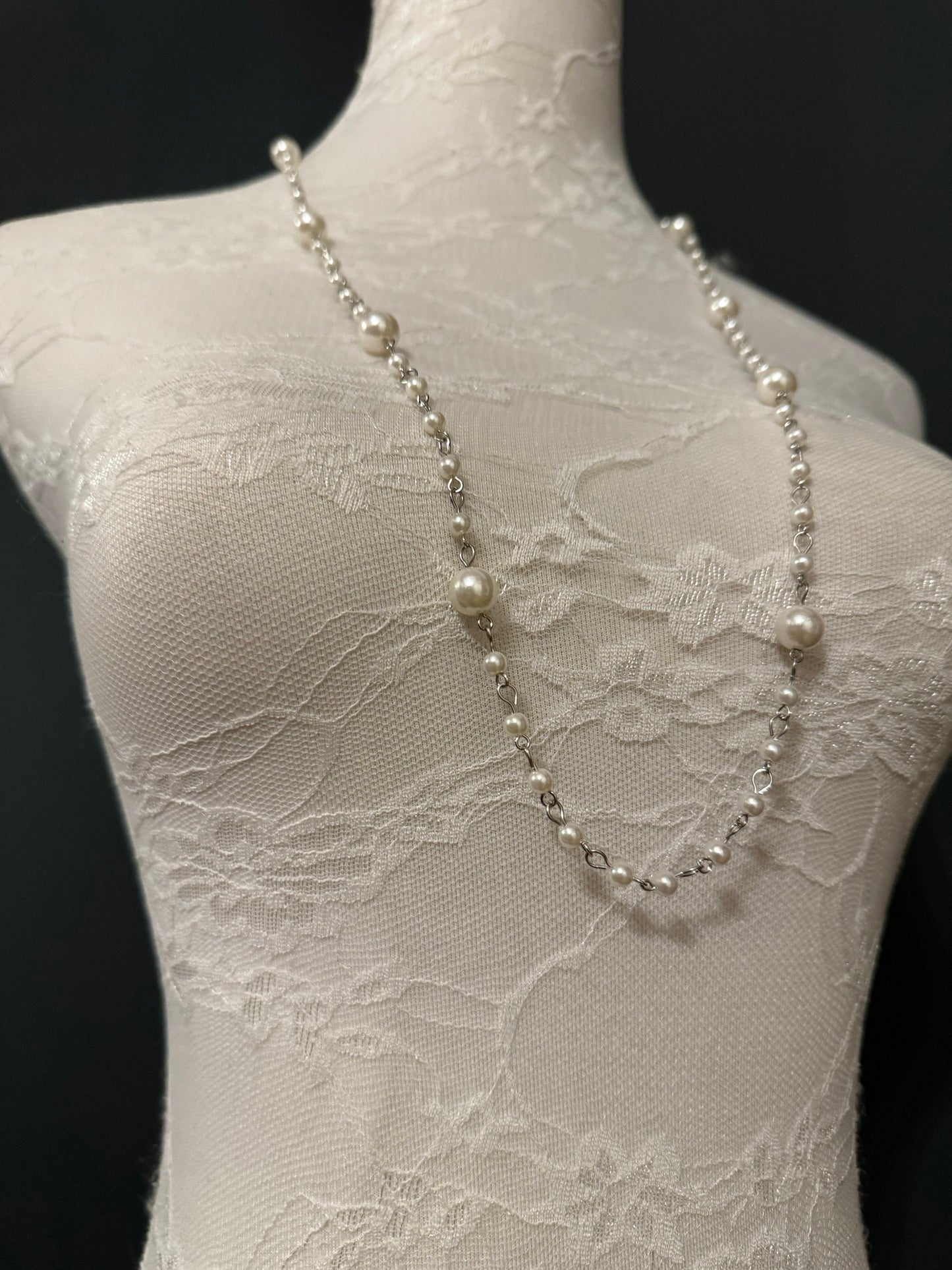 Pearl Necklace, Fashion Necklace, Bridal, Dress, Accessory