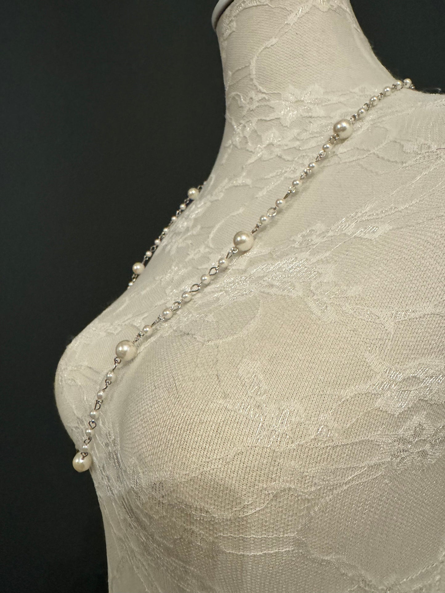 Pearl Necklace, Fashion Necklace, Bridal, Dress, Accessory
