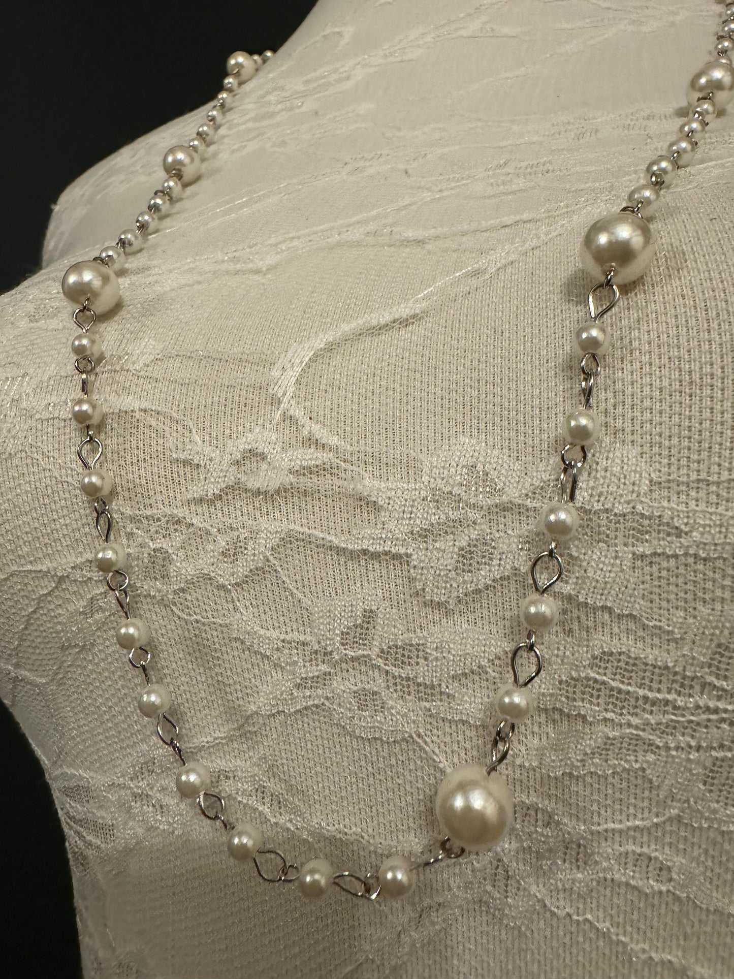 Pearl Necklace, Fashion Necklace, Bridal, Dress, Accessory