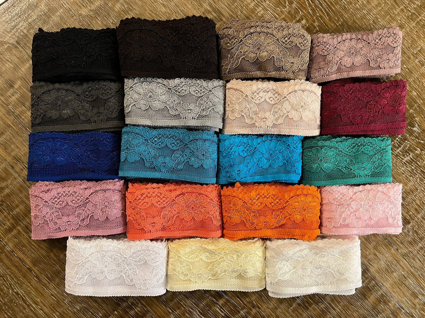 45mm Wide Lace, Stretch Lace, High Quality in 19 Colours, Clothing, Fashion, Lingerie, Tops, Craft Lace, Tops, Edging Lace
