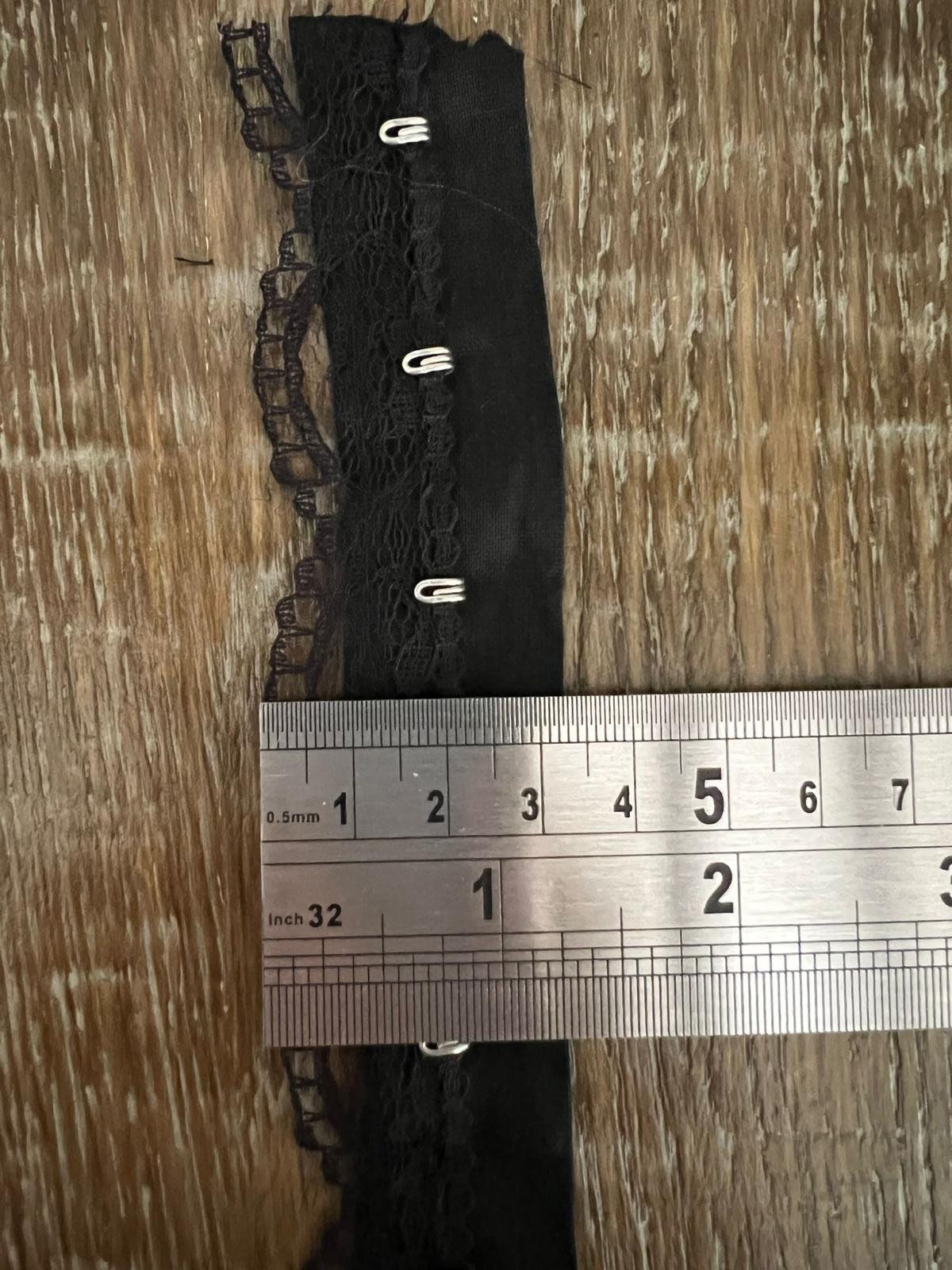 25mm Hook and Eye Tape, Lingerie and Corset Supplies