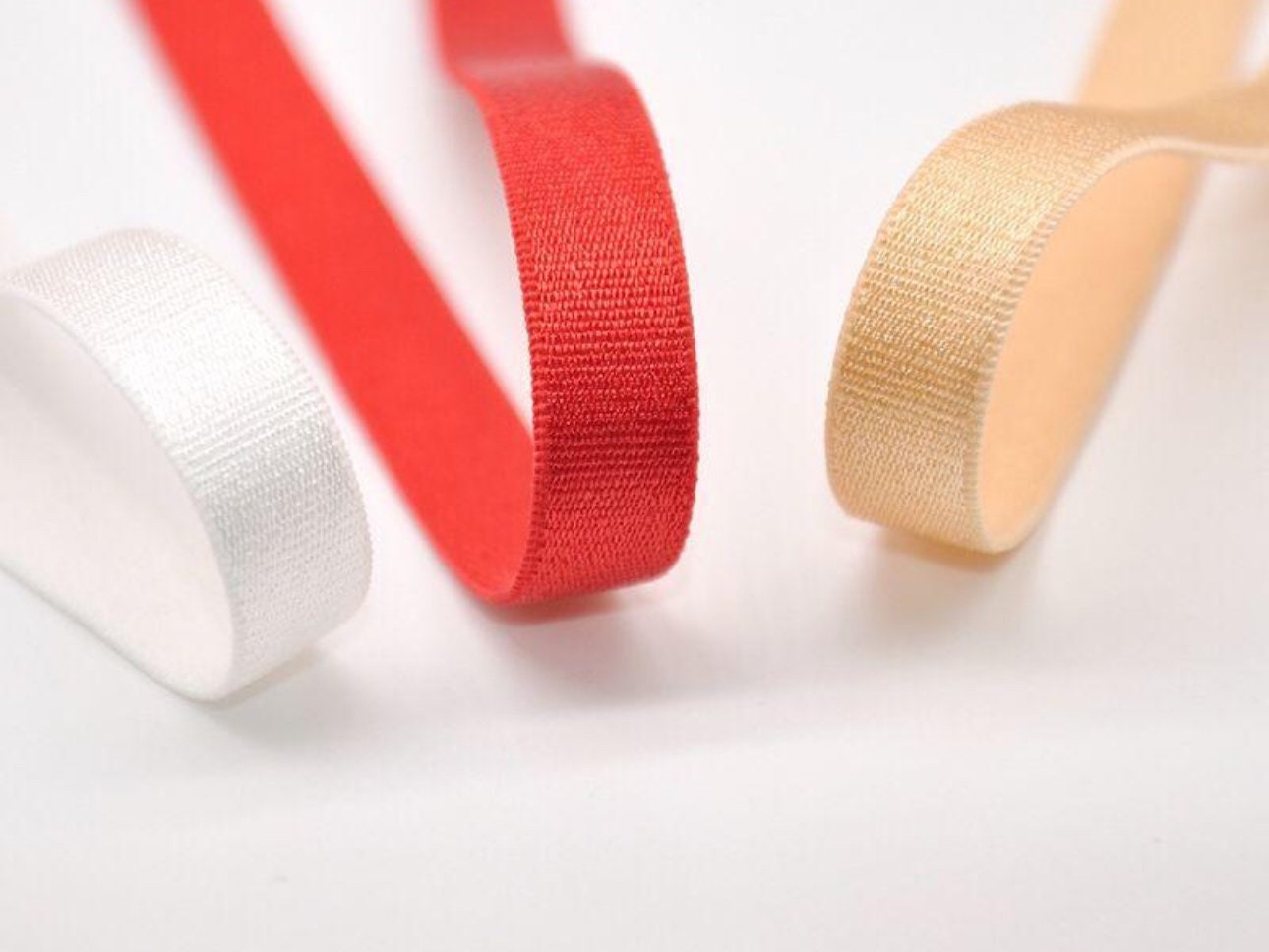Bra Strap Elastic, 49 Colours, 6mm, 8mm, 10mm widths