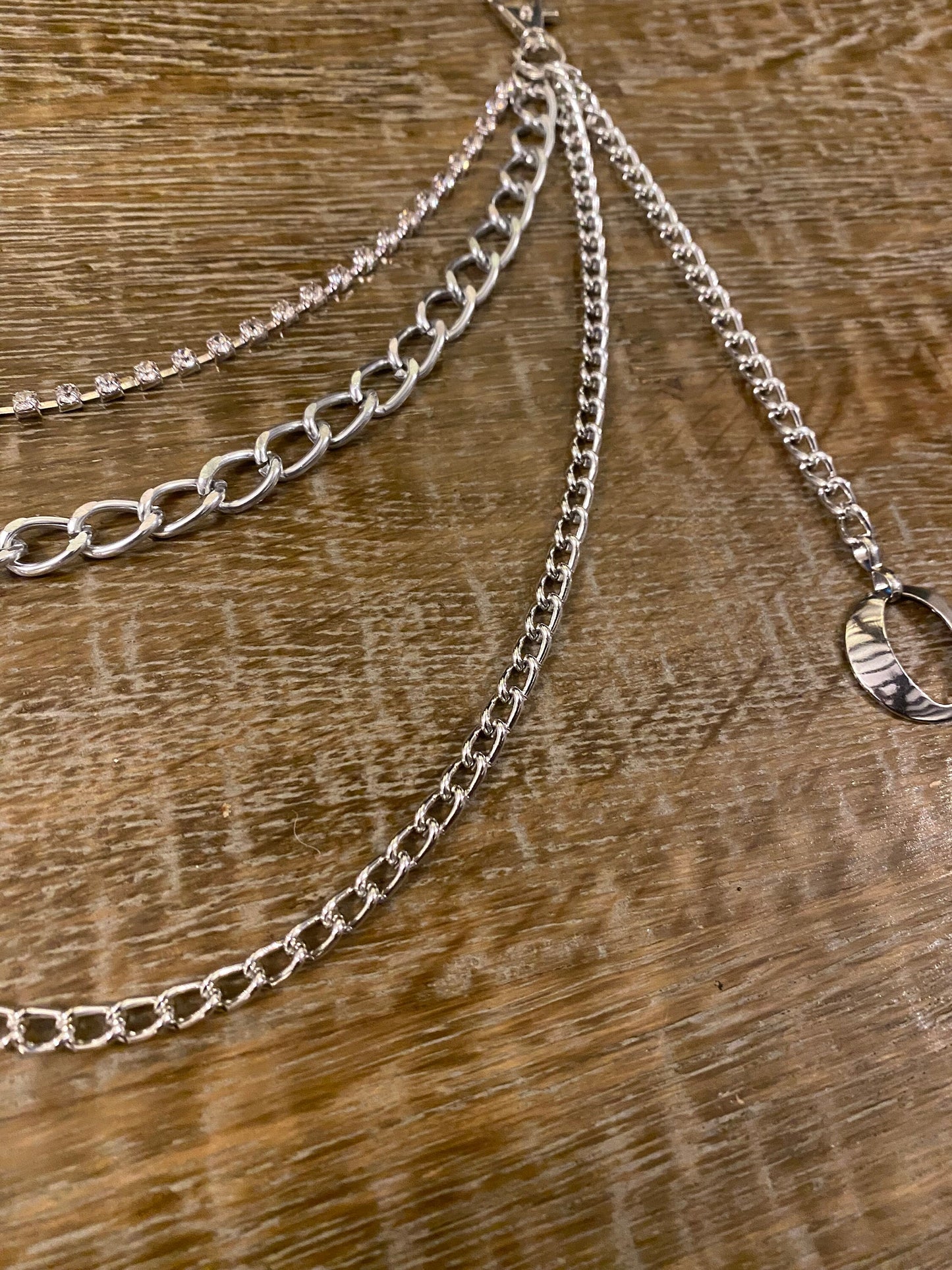 Jeans Chain, Rhinestone, Chain, Rock, Festival, Punk, Fashion, FAN Design Exclusive