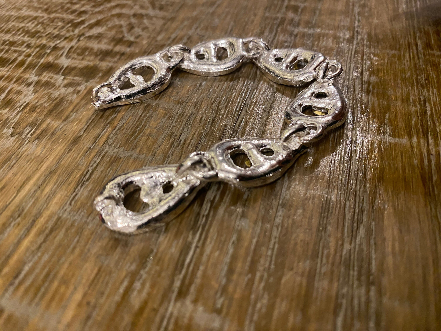 Diamanté buckle, Bridal Buckle, Strap, Shoulder Strap, 15cm long, Silver metal rhinestone