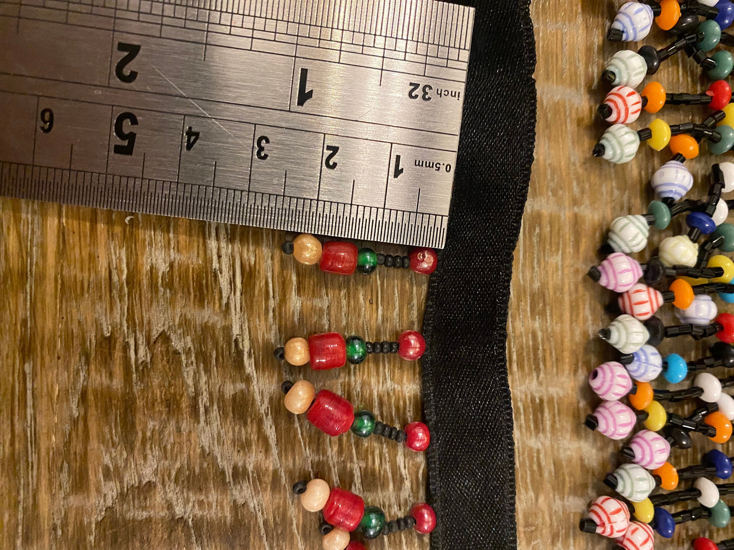 Fringe, Beaded Fringe, Multi colour, Swimwear, Sewing, Craft