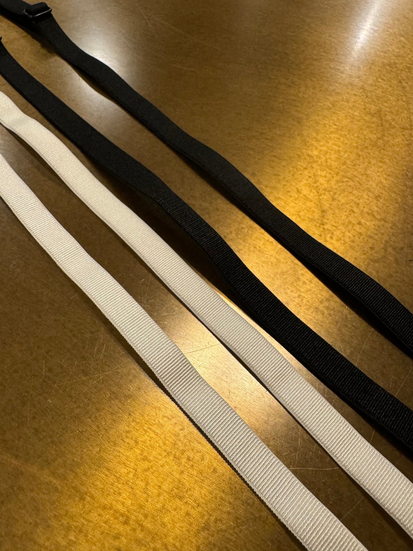 Detachable Bra Straps, Black, Ivory, Dress Bra Straps, 10mm Wide Removable Bra Straps