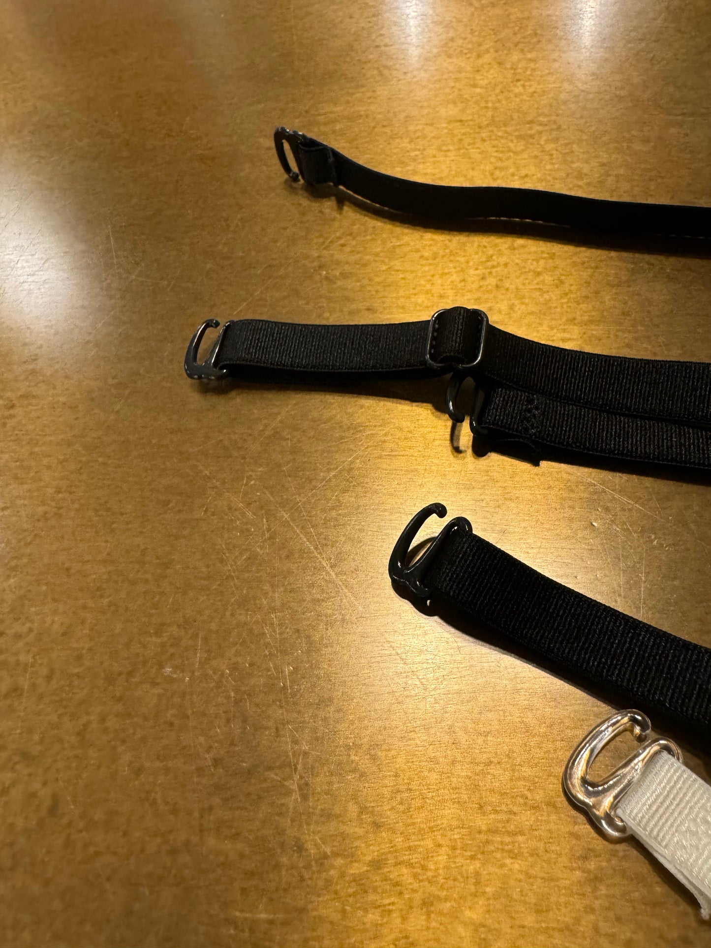 Detachable Bra Straps, Black, Ivory, Dress Bra Straps, 10mm Wide Removable Bra Straps