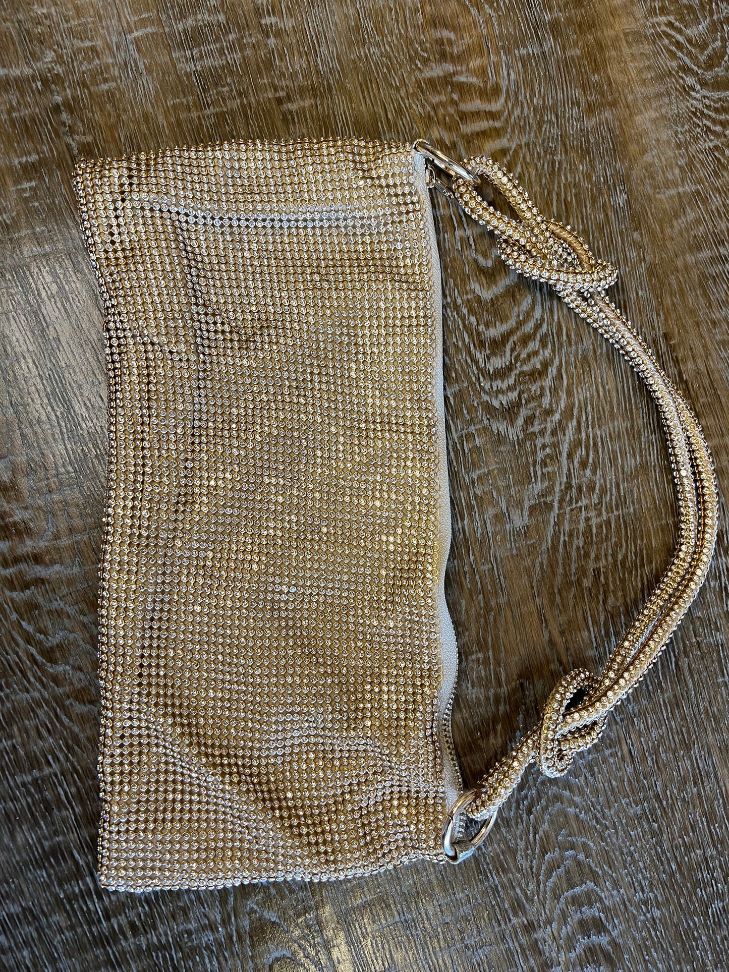 Black Shiny Sparkly Rhinestone Mesh Bag, Purse, Clutch, Handbag, Party, Bridal, Bridesmaid, Evening Bag, Gold, Black