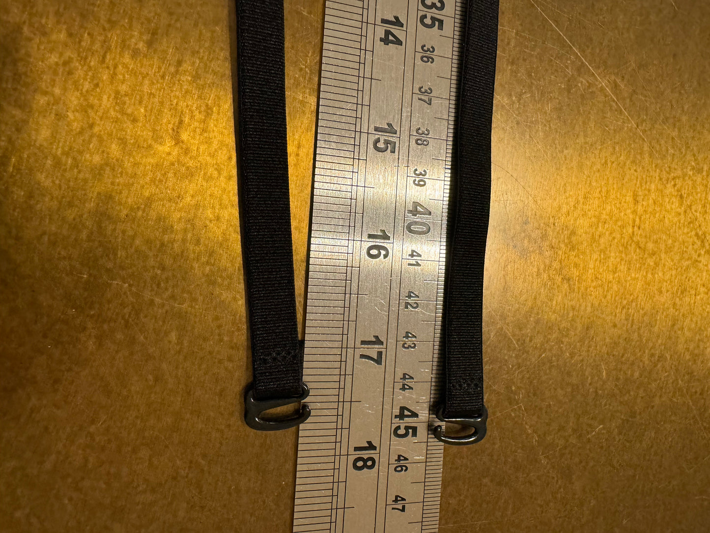 Black & Ivory Detachable Bra Straps, 10mm Wide