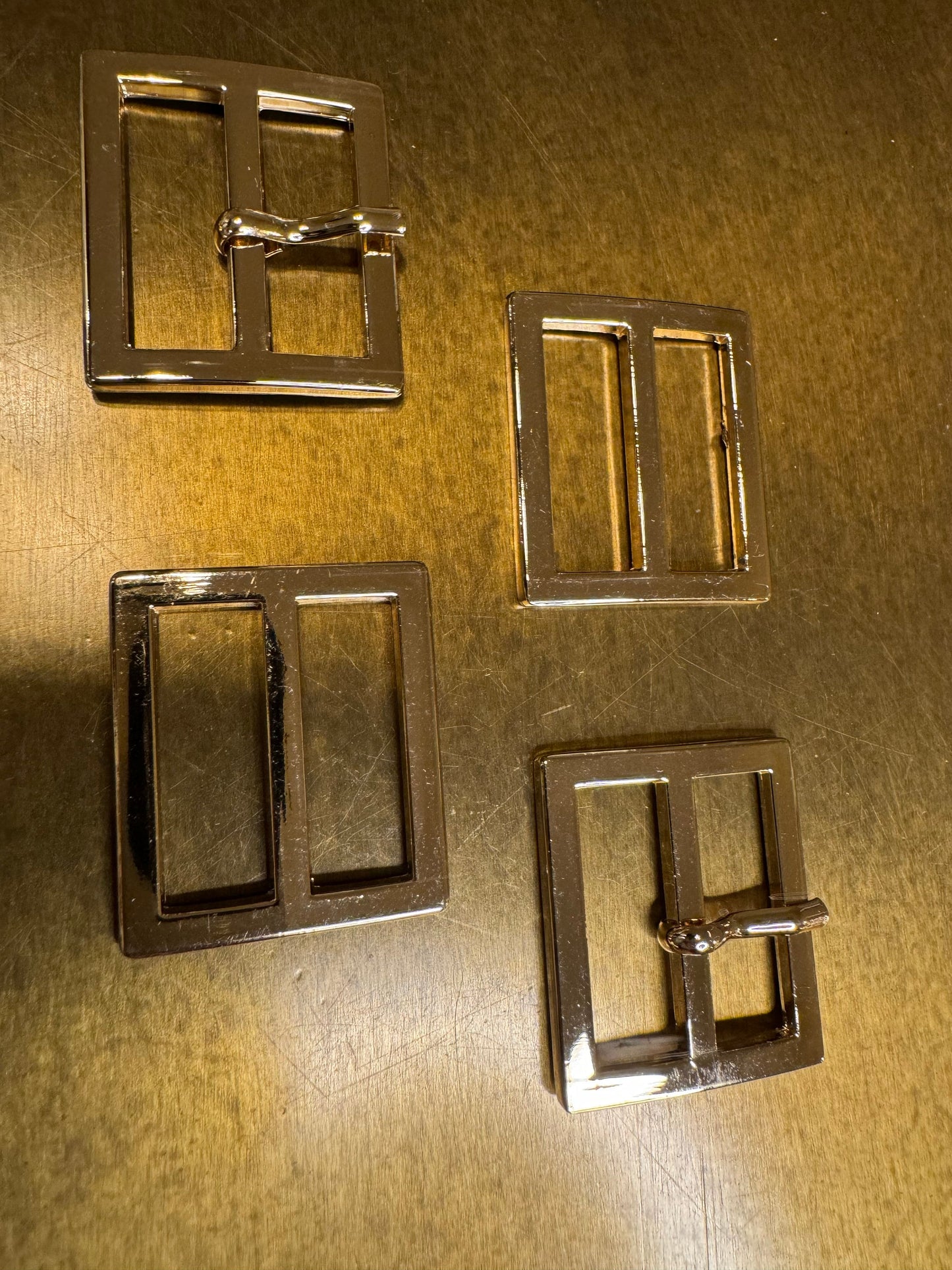 Buckles, Belt Buckles, Bags, Tops, Dresses, Swimwear, Rose Gold Metal Buckles, Quality, Crafts, 3.5cm x 3cm