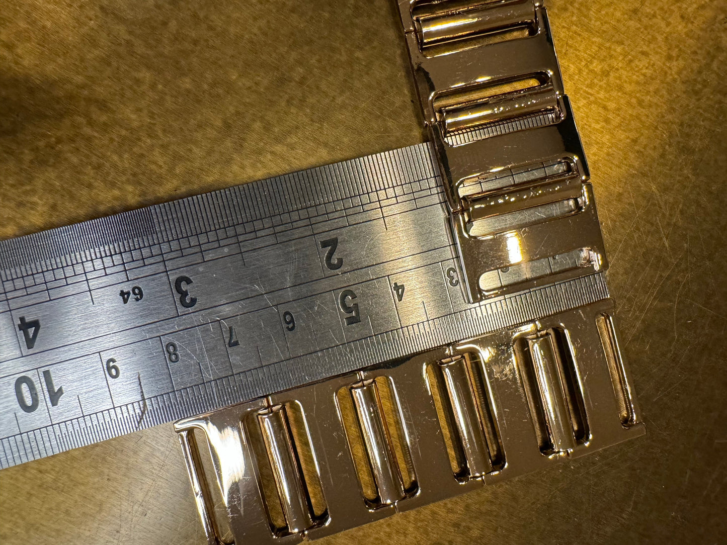Gold Metal Strap Buckle for Swimwear, Bags (8cm x 2.8cm)