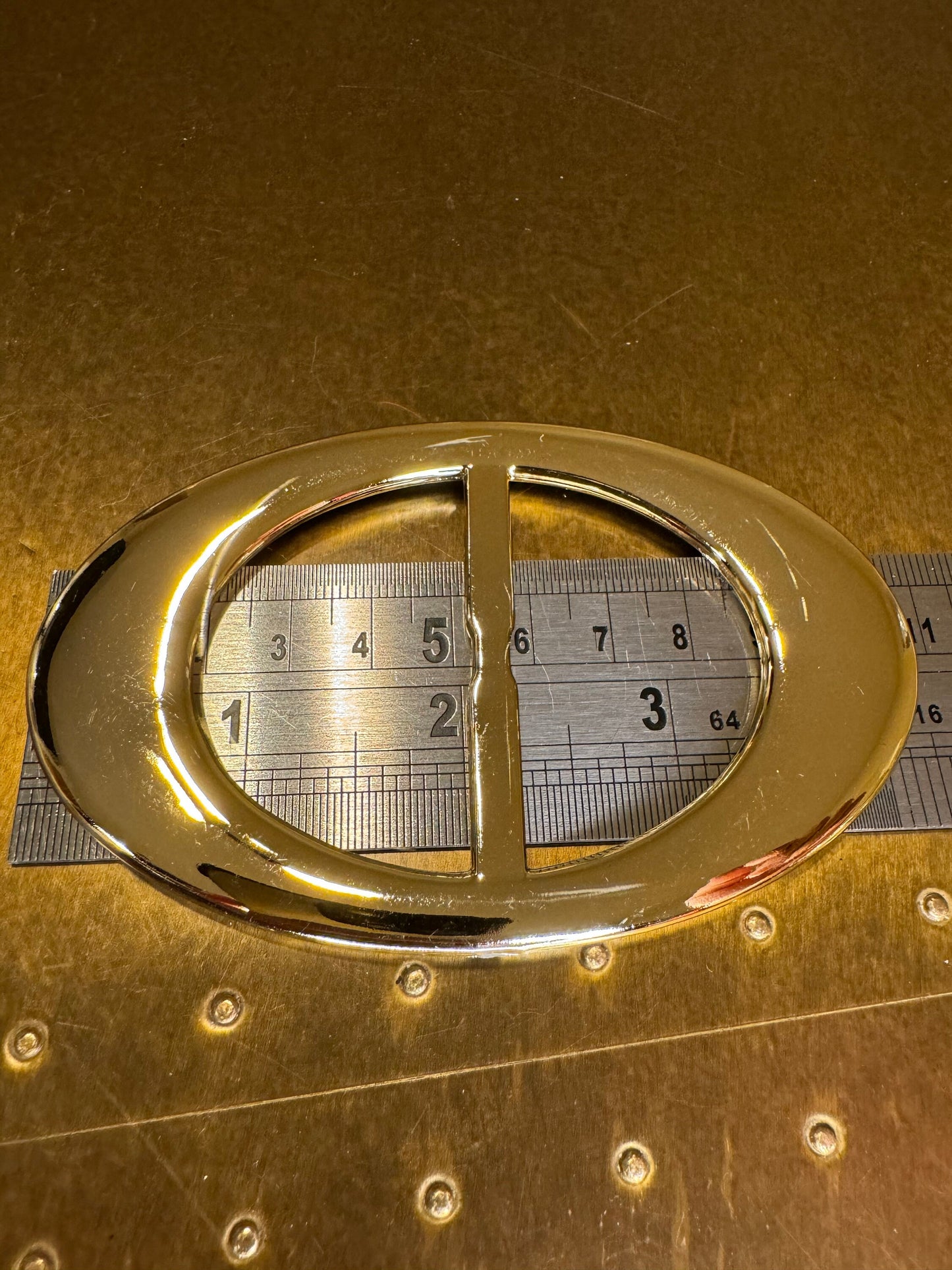 Oval Belt Buckles, Light Gold, Antique Brass, ABS Plastic Buckle Slides
