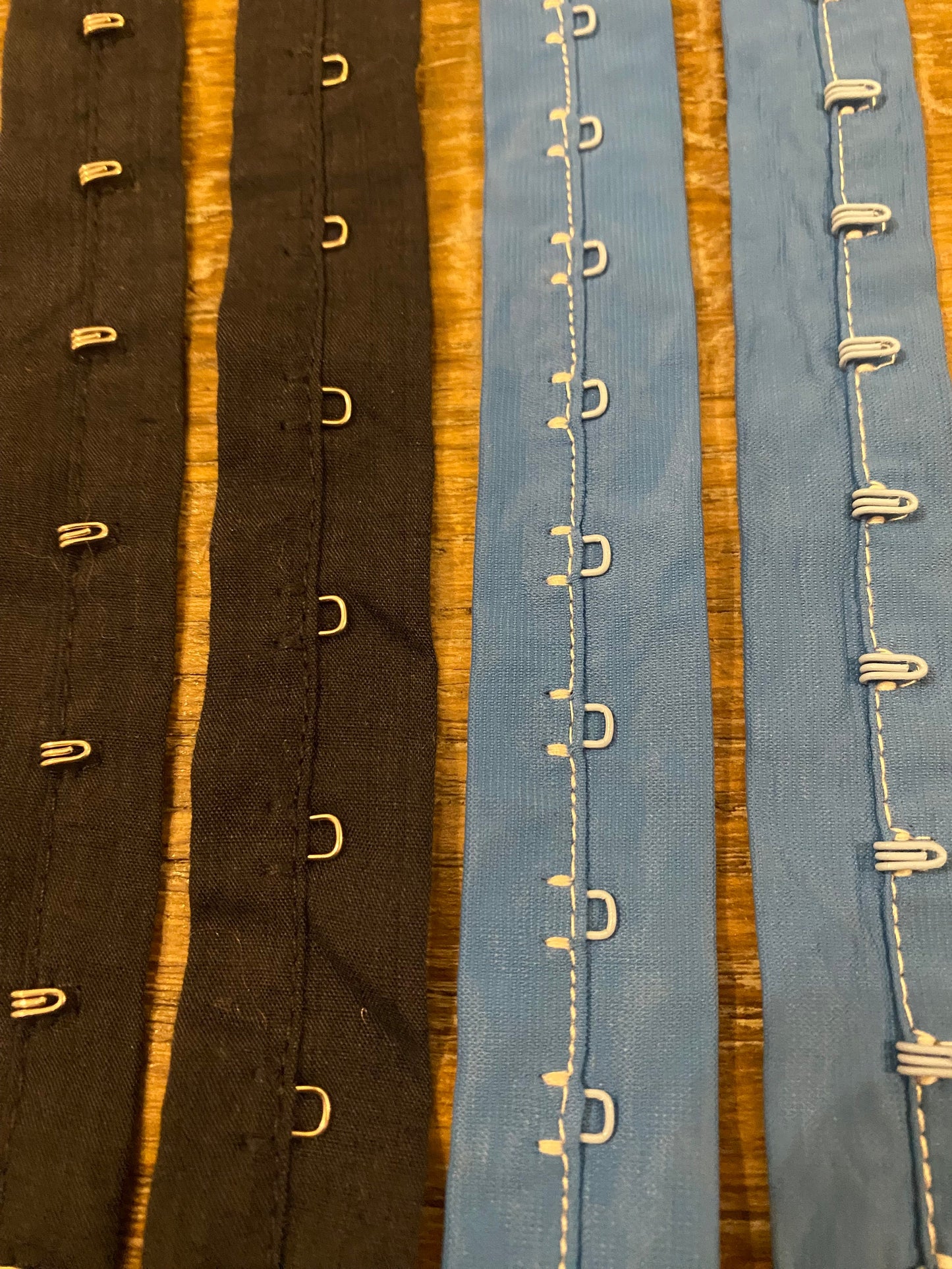 Navy, Blue Hook and Eye Tape, 1” wide hook and eye, Navy, Blue, Corset, Fastner