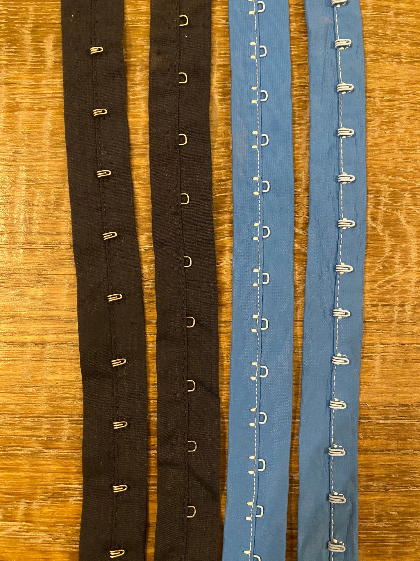 Navy, Blue Hook and Eye Tape, 1” wide hook and eye, Navy, Blue, Corset, Fastner