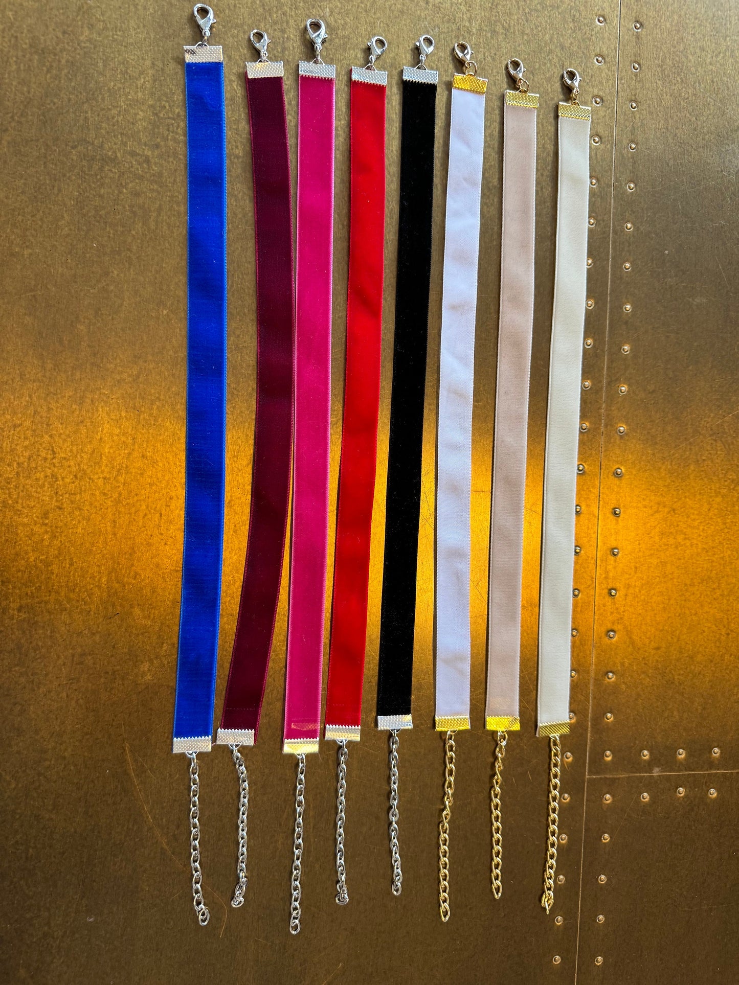 Velvet Black Choker, Black Choker Necklace, Black ribbon choker, Wine, Royal Blue, White, Red, 8 Colours, Classic Choker