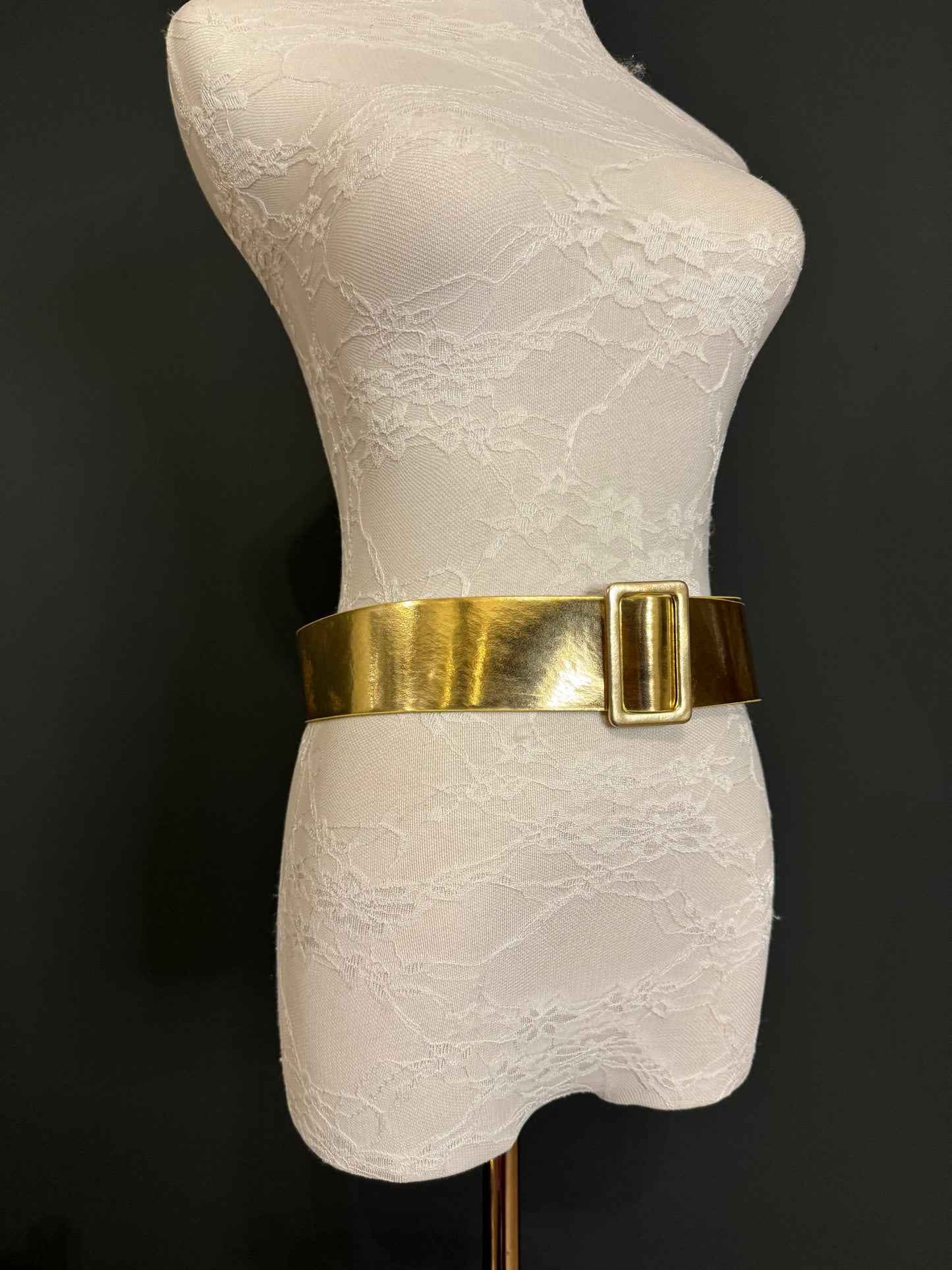 Belt, Gold Belt, 2” Wide Belt, Fashion, Accessory, Belt