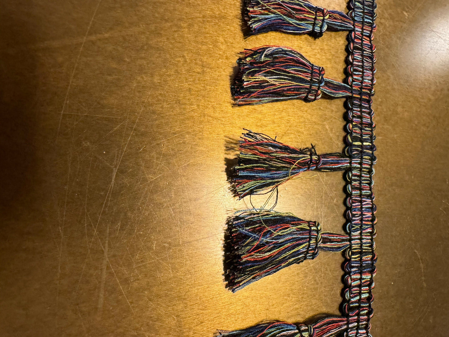 Multi Colour Tassel Fringe, Sewing Tape Trim, Per Metre
