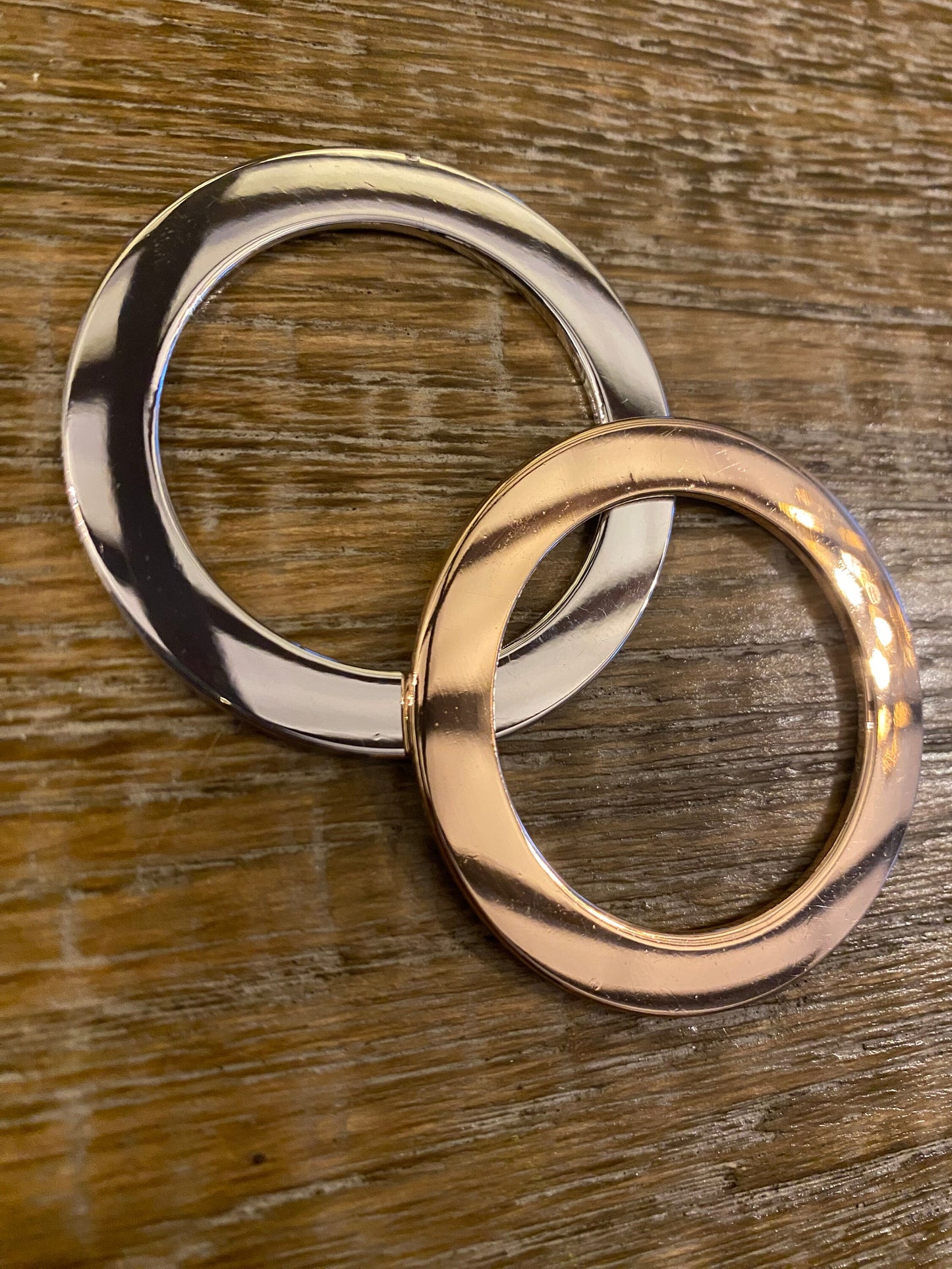 Metal Rings, Rose Gold, Silver, Flat Metal Rings, Solid Metal Rings, Alloy Material, Strong metallic, Bikini, Top, Bags Crafts,