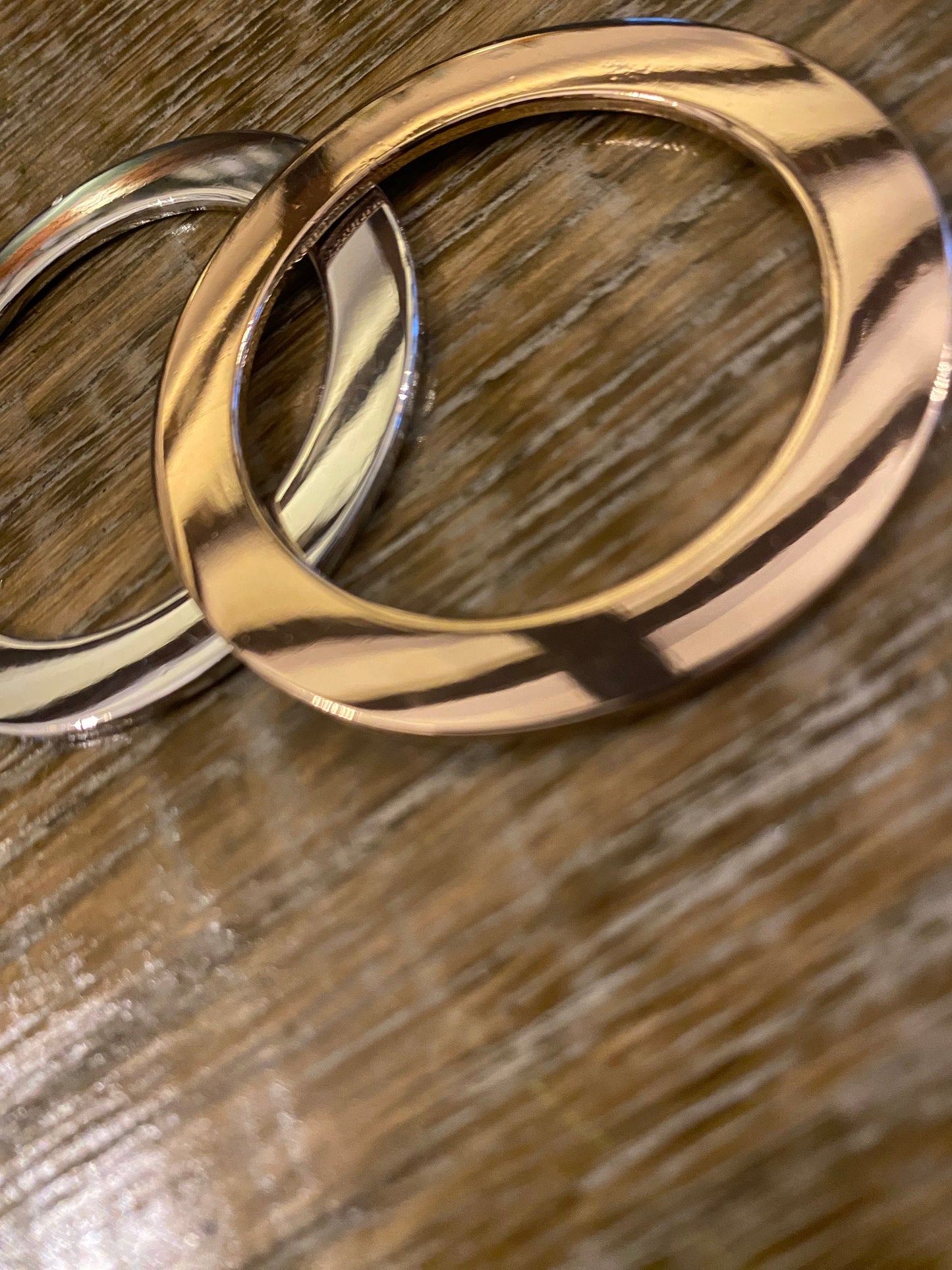 Metal Rings, Rose Gold, Silver, Flat Metal Rings, Solid Metal Rings, Alloy Material, Strong metallic, Bikini, Top, Bags Crafts,