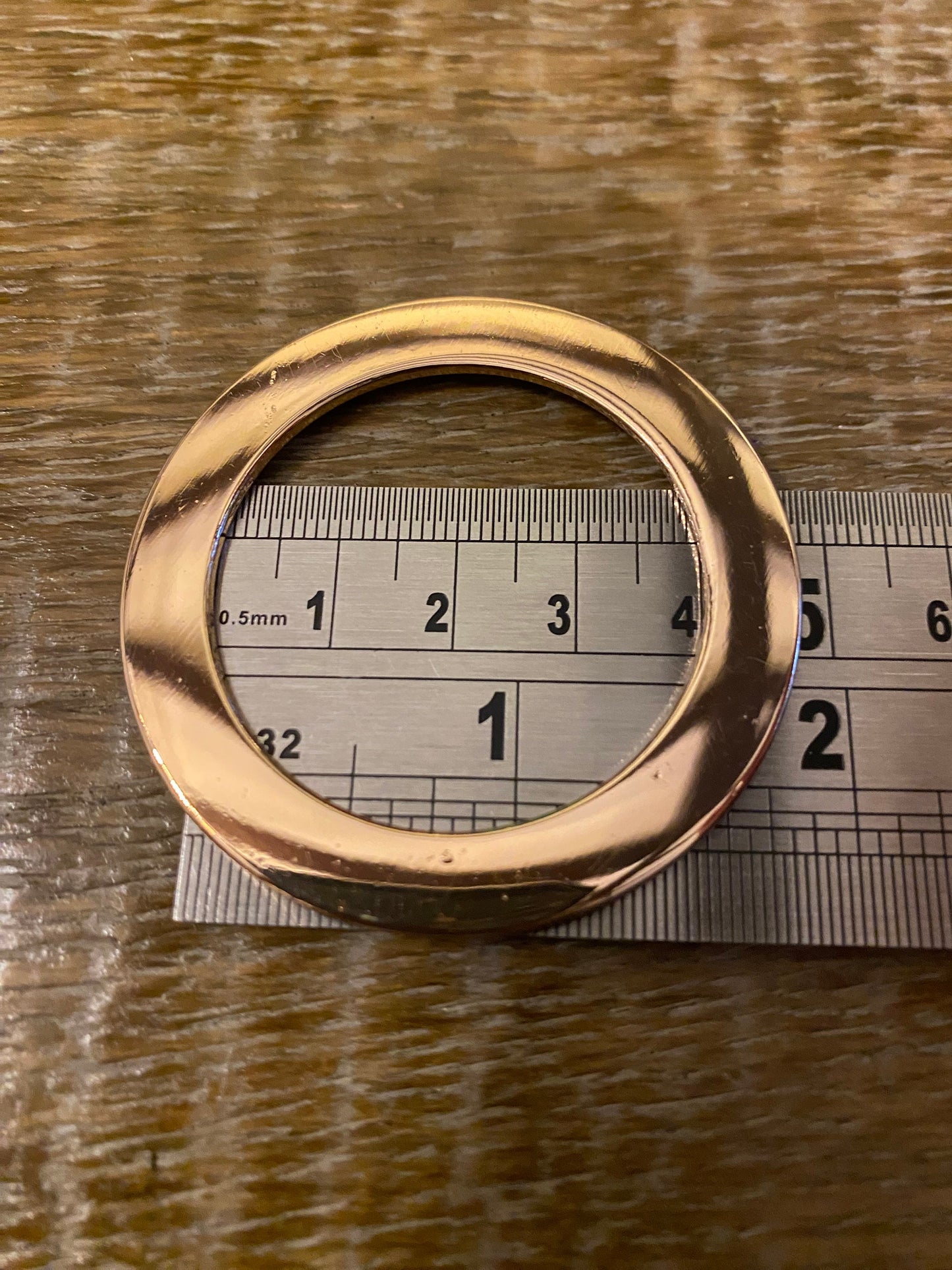 Gold & Silver Metal Rings, DIY Crafting Supplies, 6cm